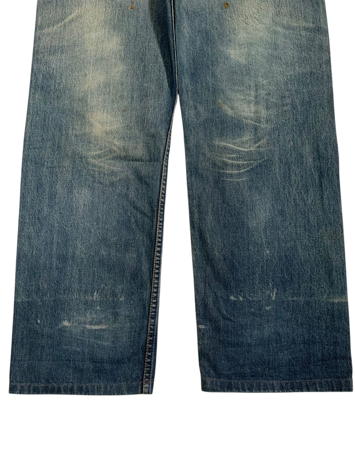 Levi's VINTAGE LEVIS 512 FADED & RUSTY DISTRESSED DENIM Size US 35 - 8 Thumbnail