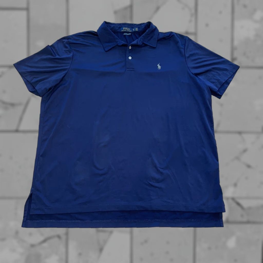 Polo Ralph Lauren Polo Ralph Lauren Performance Button-Up Shirt Mens XL Blue Short Sleeve Half Button-Down Shirt Size US XL / EU 56 / 4 - 1 Thumbnail
