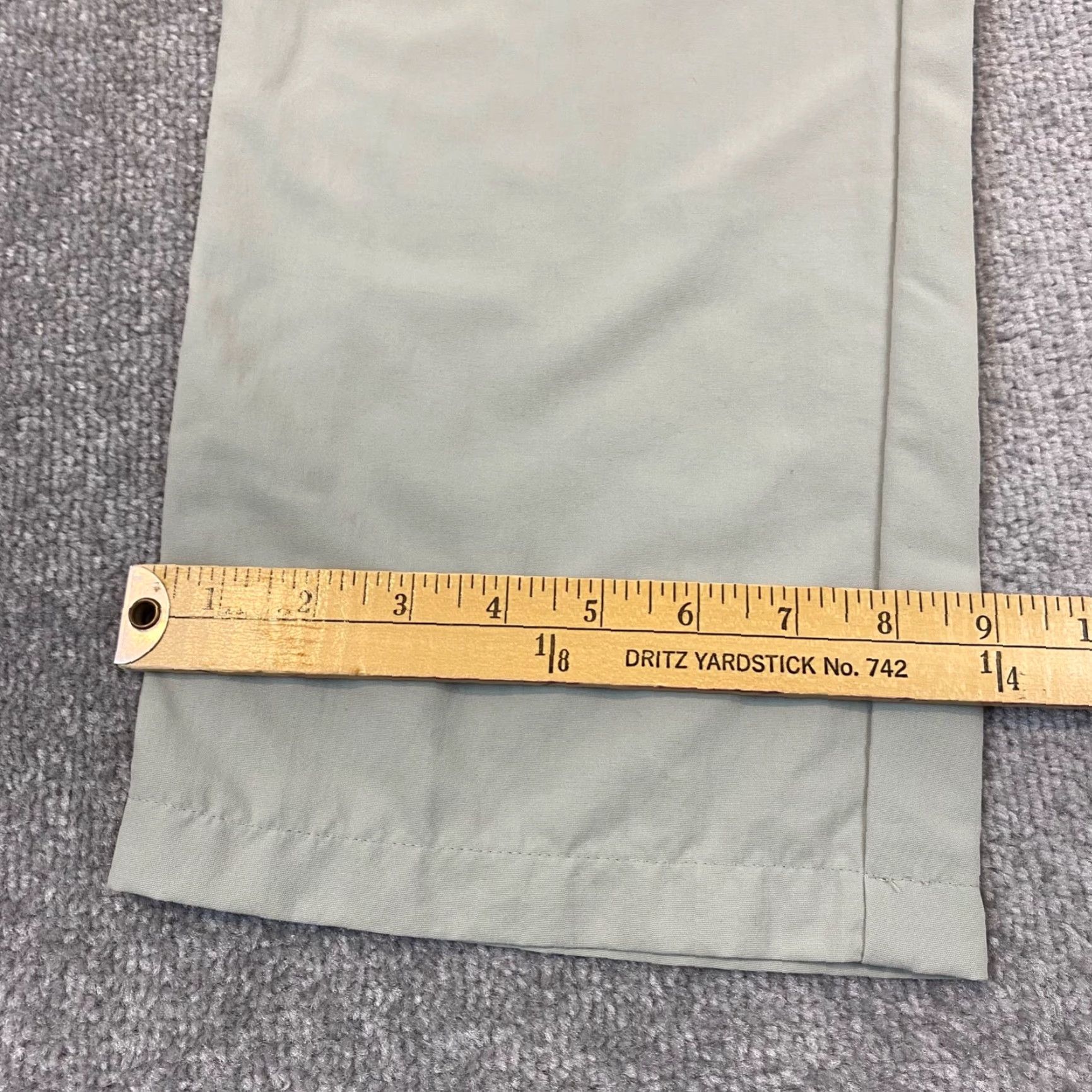 Vintage Rohan Pants Men 32x29 Light Beige Polyamide Stretch Chino Hiking Golf Trail 5-Pocket Flat Front Regular Fit Casual Travel outfit Mens Size US 32 / EU 48 - 5 Thumbnail