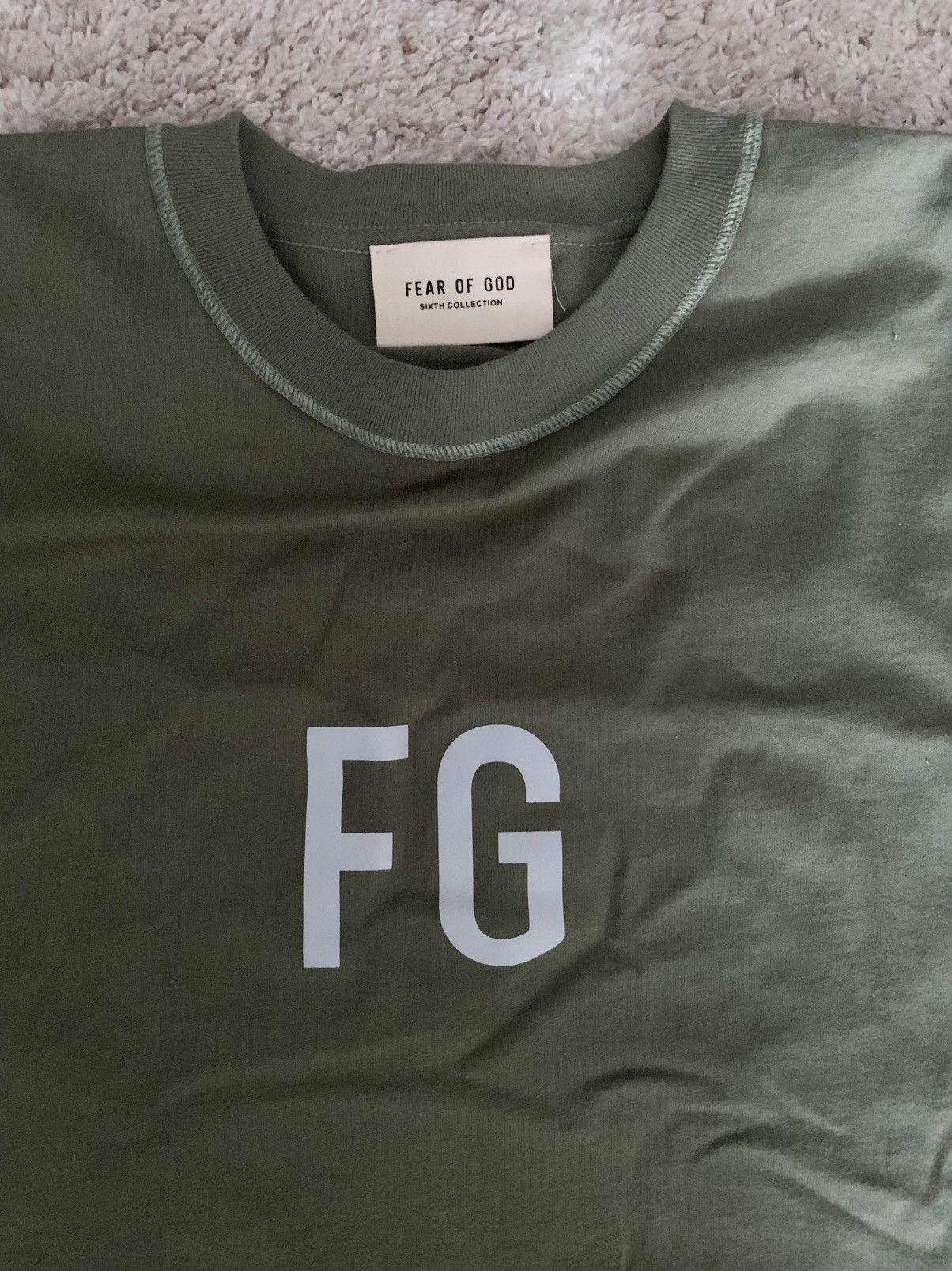 Fear of God Fear of God 6th Collection FG Tee Size US L / EU 52-54 / 3 - 8 Thumbnail