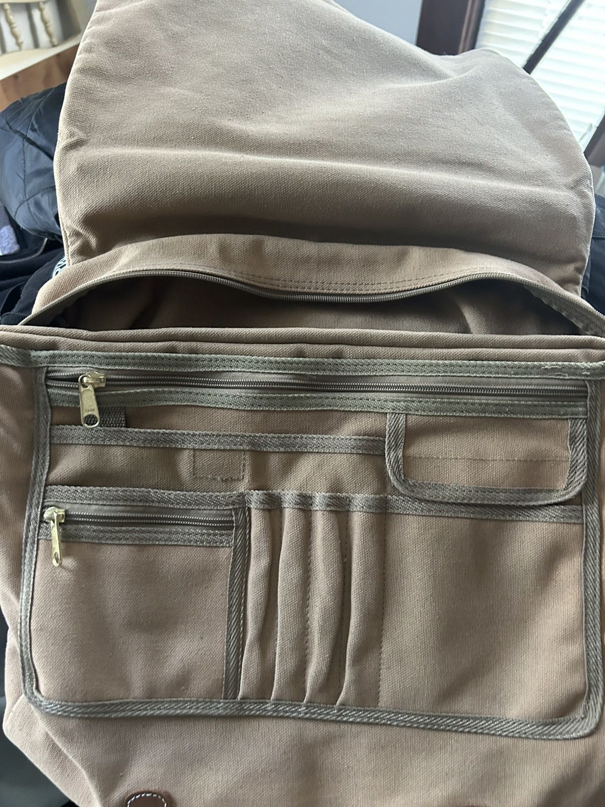 Vintage Canvas messenger bag Size ONE SIZE - 3 Thumbnail
