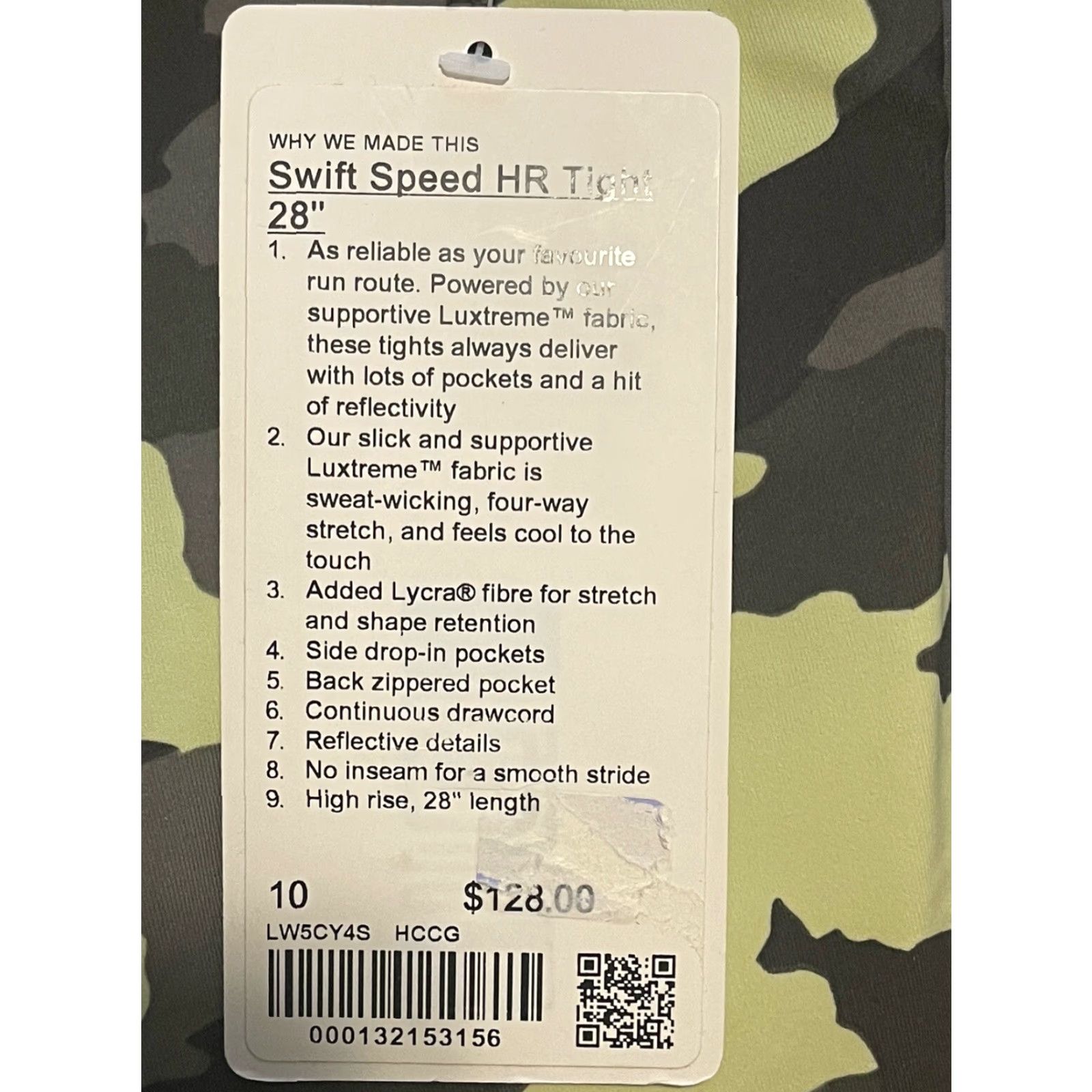 Lululemon Lululemon Swift Speed High-Rise Tight Heritage Camo 28" Size 10 Size ONE SIZE - 5 Thumbnail
