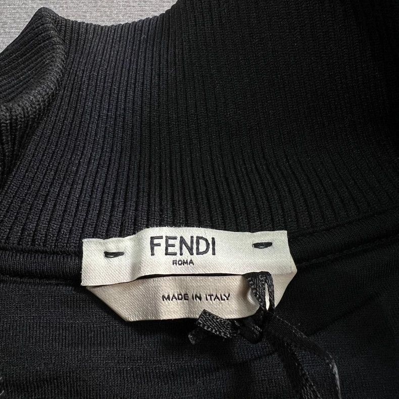 Fendi Fendi Black Logo Jacket for Women Size US M / EU 48-50 / 2 - 5 Thumbnail