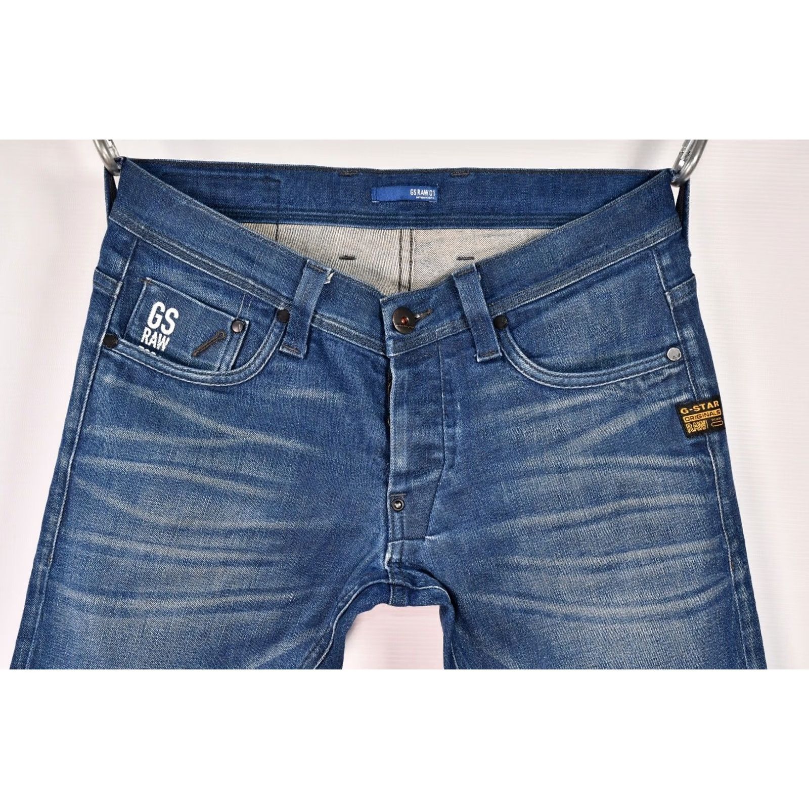 G-Star G-Star Raw Defend Super Slim Jeans Men W32 L32 Blue Skinny Slim Denim 100% Genuine Size US 32 / EU 48 - 4 Thumbnail
