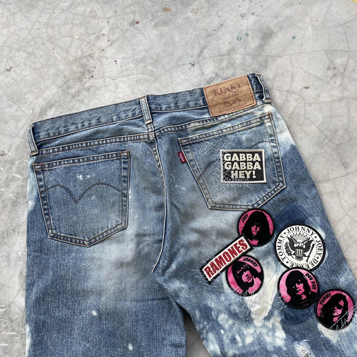 Hysteric Glamour Distress Kinky Hysteric Glamour Ramones Band Altered Denim Size US 32 / EU 48 - 4 Thumbnail