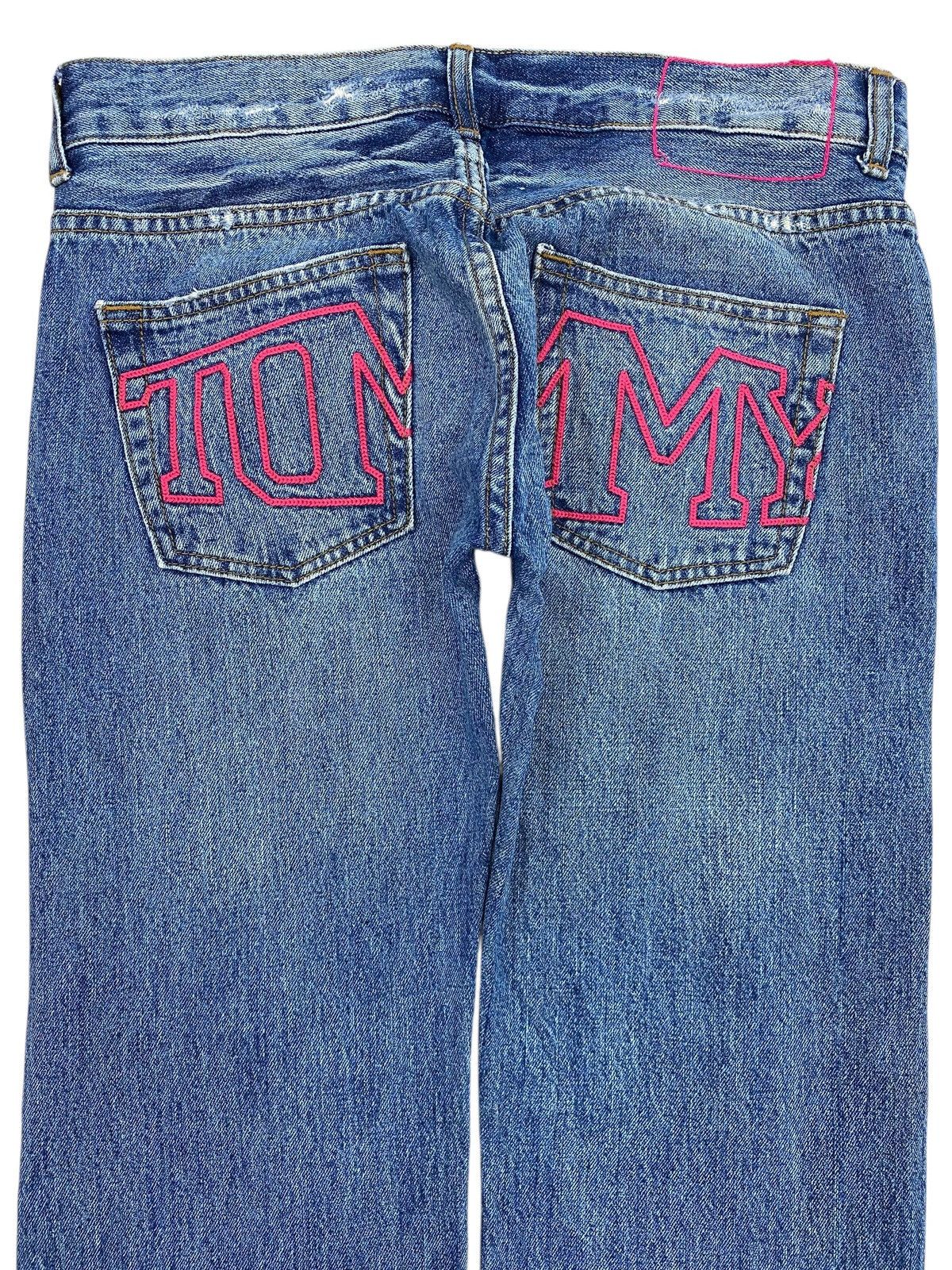 Tommy Jeans Tommy Patch Work Style Straight Leg Jeans Size 32" / US 10 / IT 46 - 4 Thumbnail