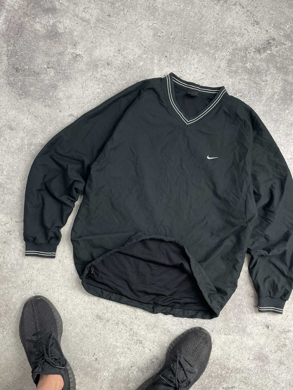 Nike × Vintage Vintage Nike Golf y2k hype streetwear nylon sweatshirt Size US M / EU 48-50 / 2 - 2 Thumbnail