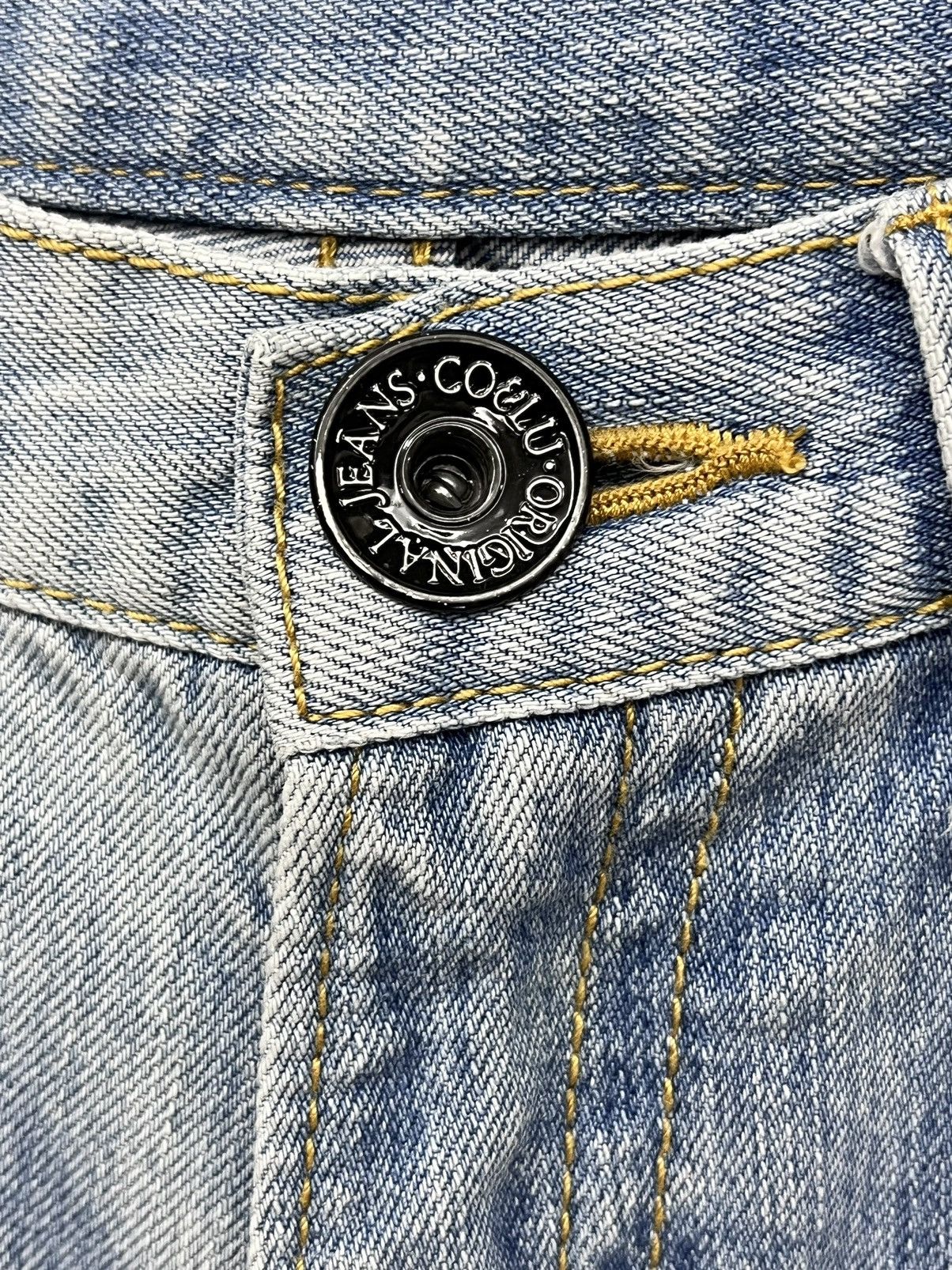 Japanese Brand × Le Grande Bleu (L.G.B.) 🔥CO&LU 56 Big Print Light Wash Sun Faded Denim Size US 30 / EU 46 - 10 Thumbnail