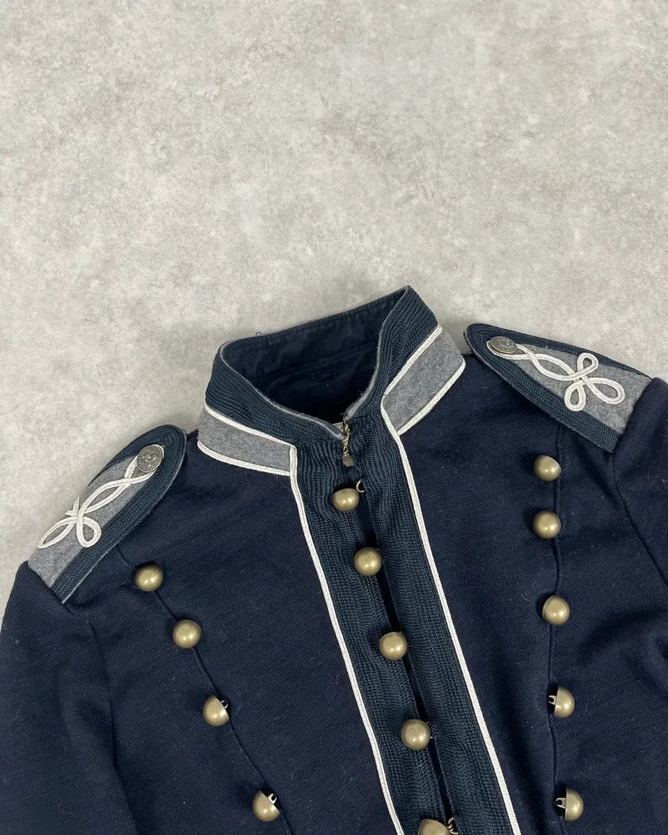 Vintage 2010s Ralph Lauren Navy Embellished Buttoned Officer Jacket Size XS / US 0-2 / IT 36-38 - 4 Thumbnail