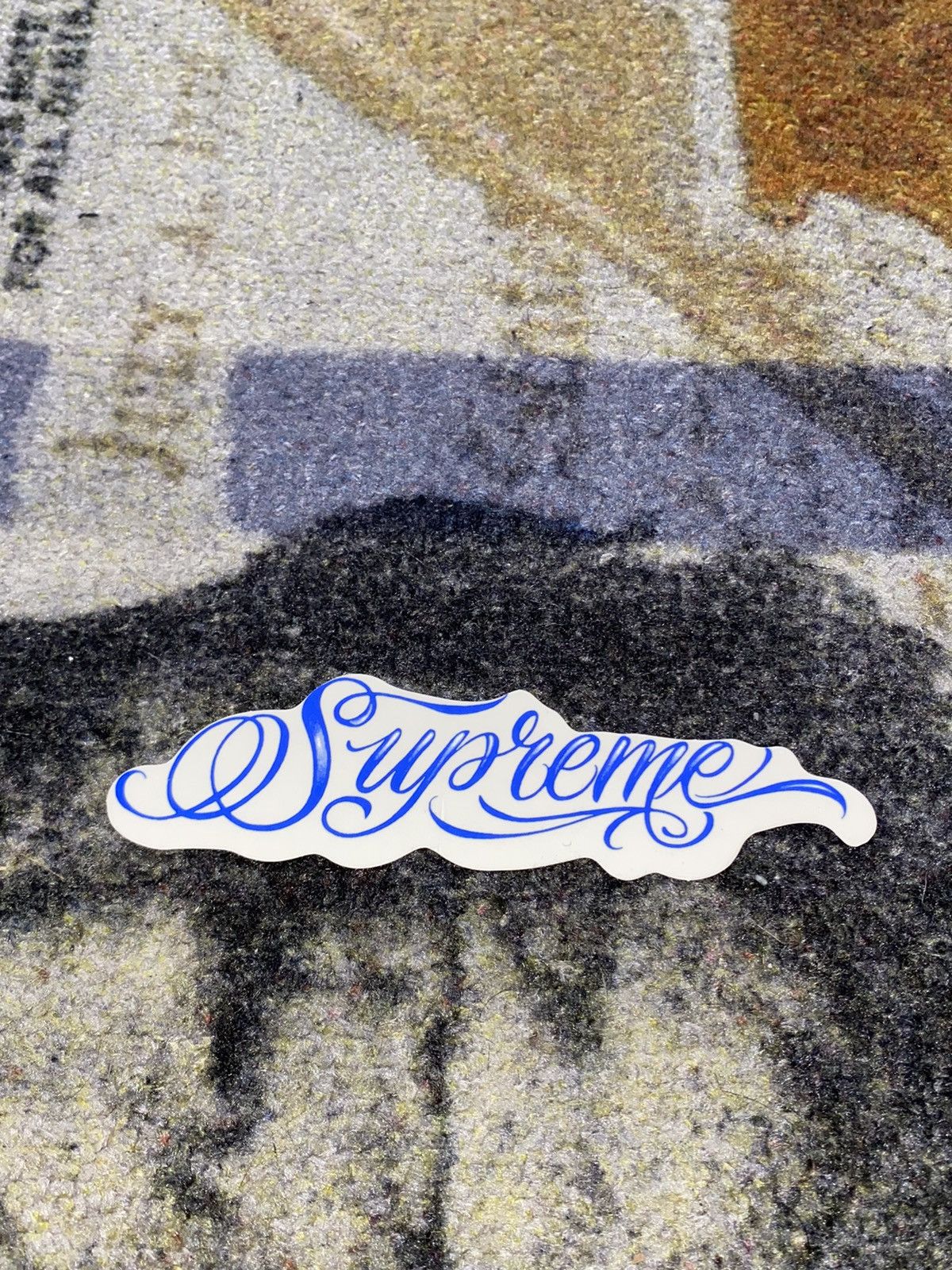 Supreme Supreme Script Logo Sticker | Grailed