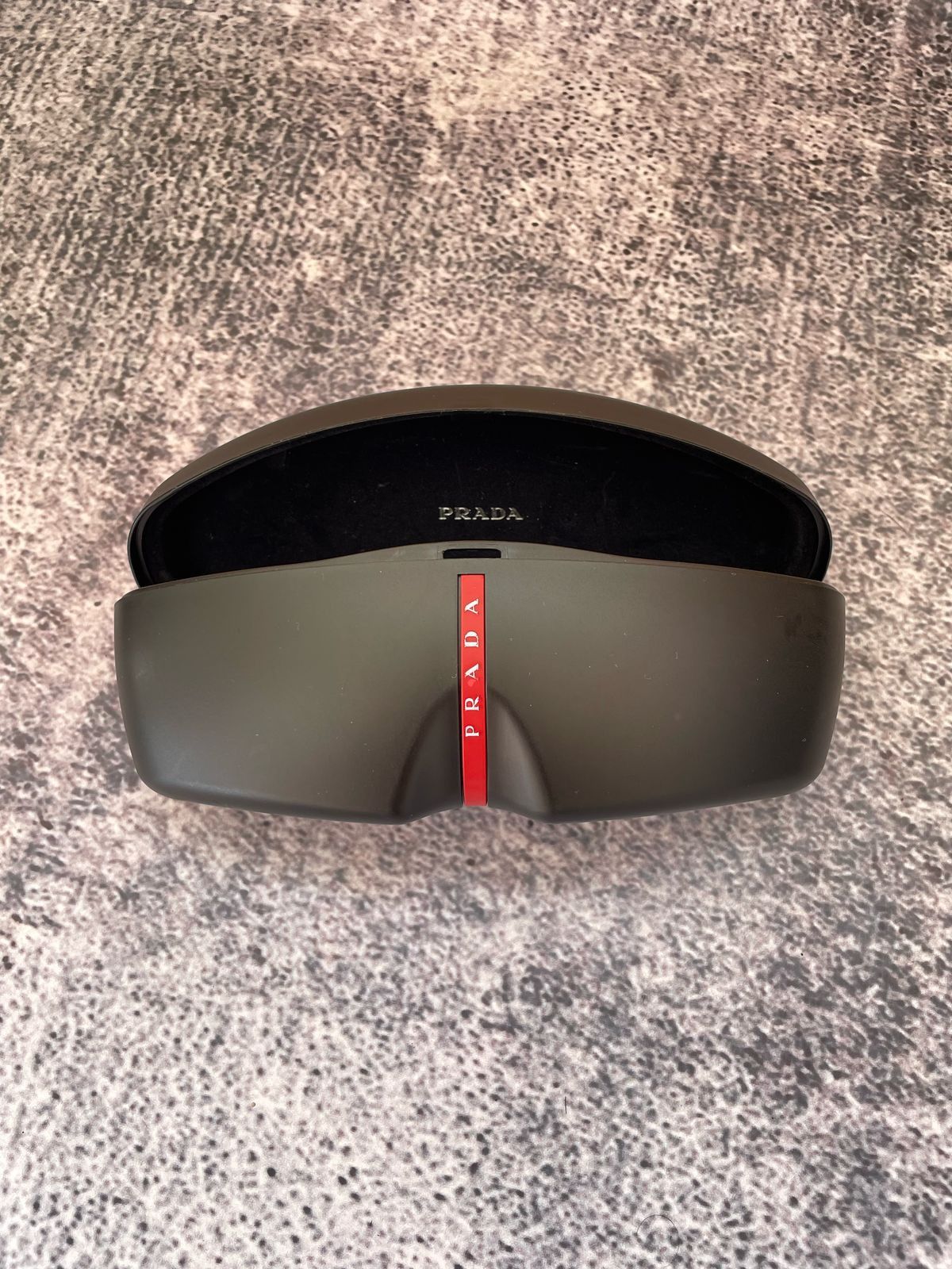Prada Linea Rossa Men\'s Clear Sunglasses - SPS03X (DG009H) Prada Linea Rossa Sunglasses SPS-03X DG0-09H main image 2