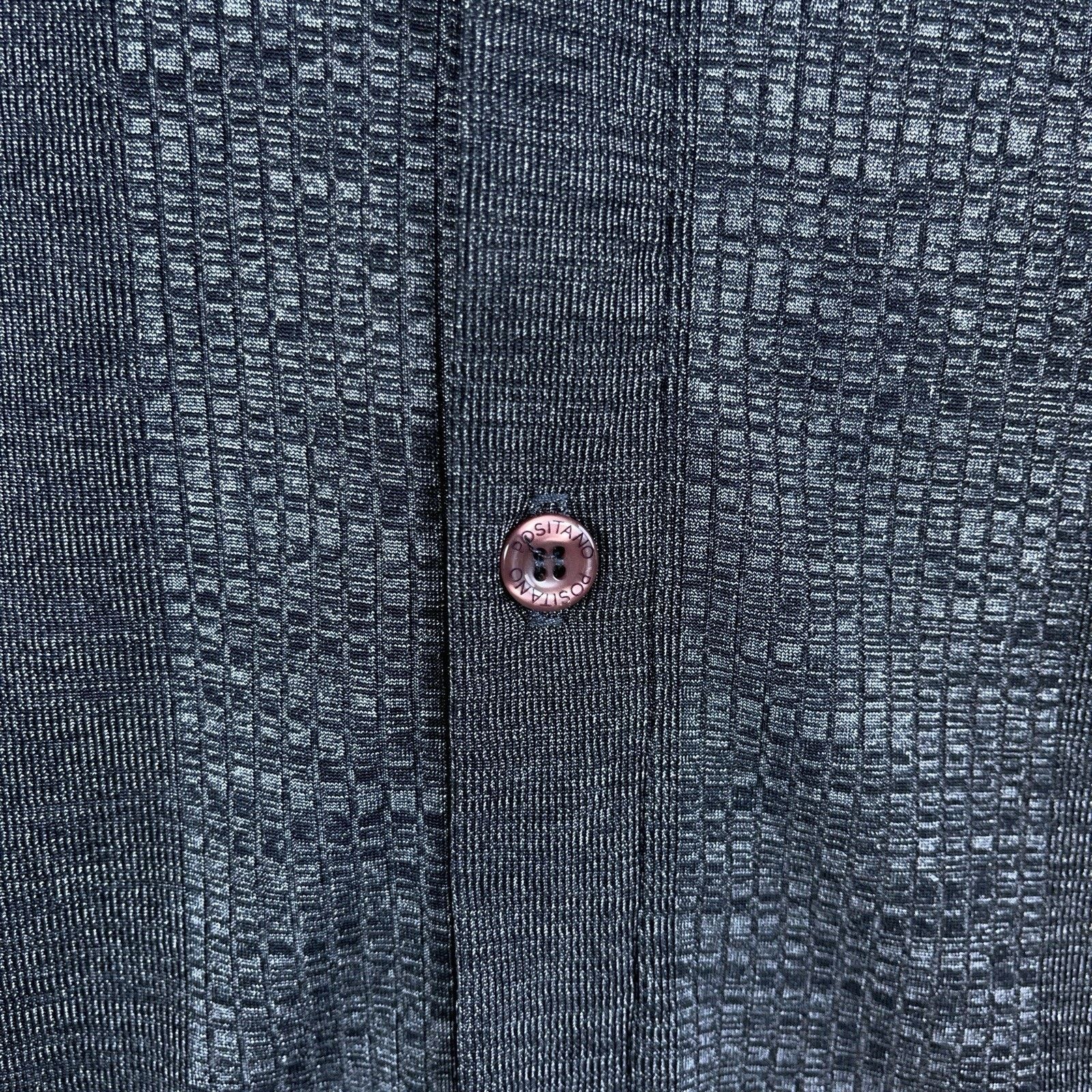Other Positano Knit Shirt XL Textured Vertical Stripe Sopranos 90s Size US XL / EU 56 / 4 - 5 Thumbnail
