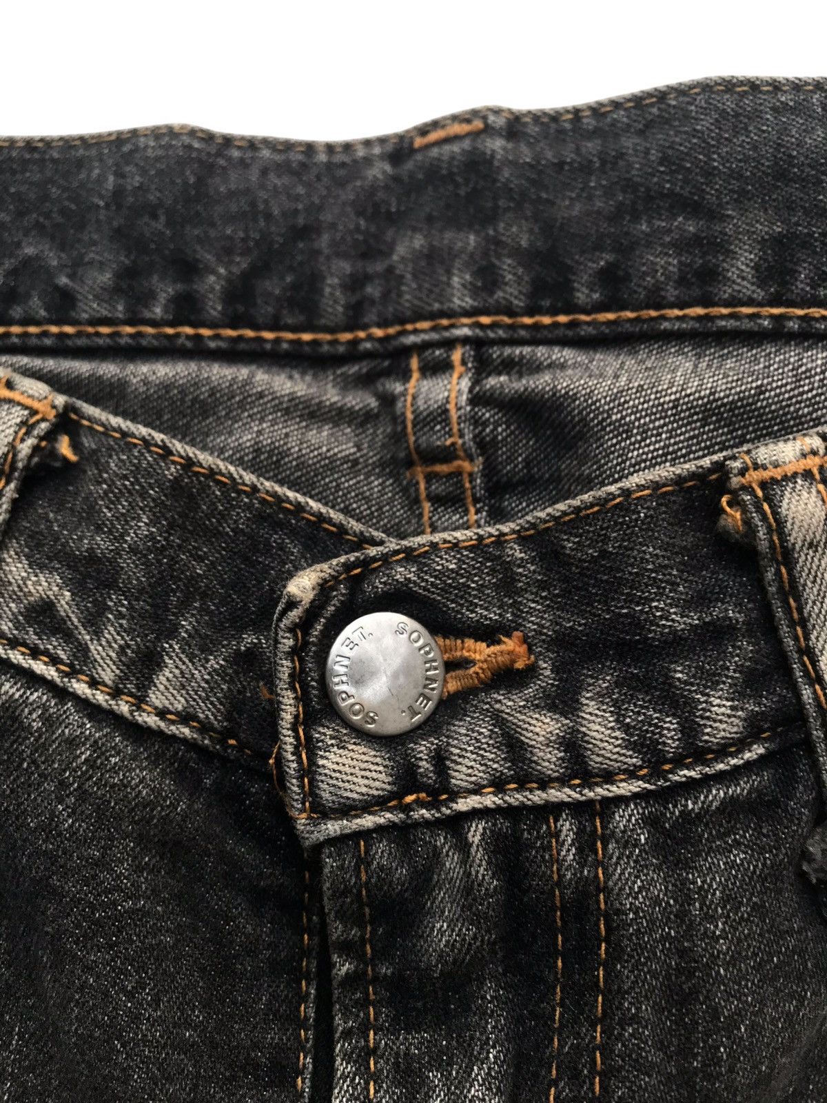Sophnet. Sophnet Japan Streetwear Distressed Denim Pants Size US 30 / EU 46 - 4 Thumbnail