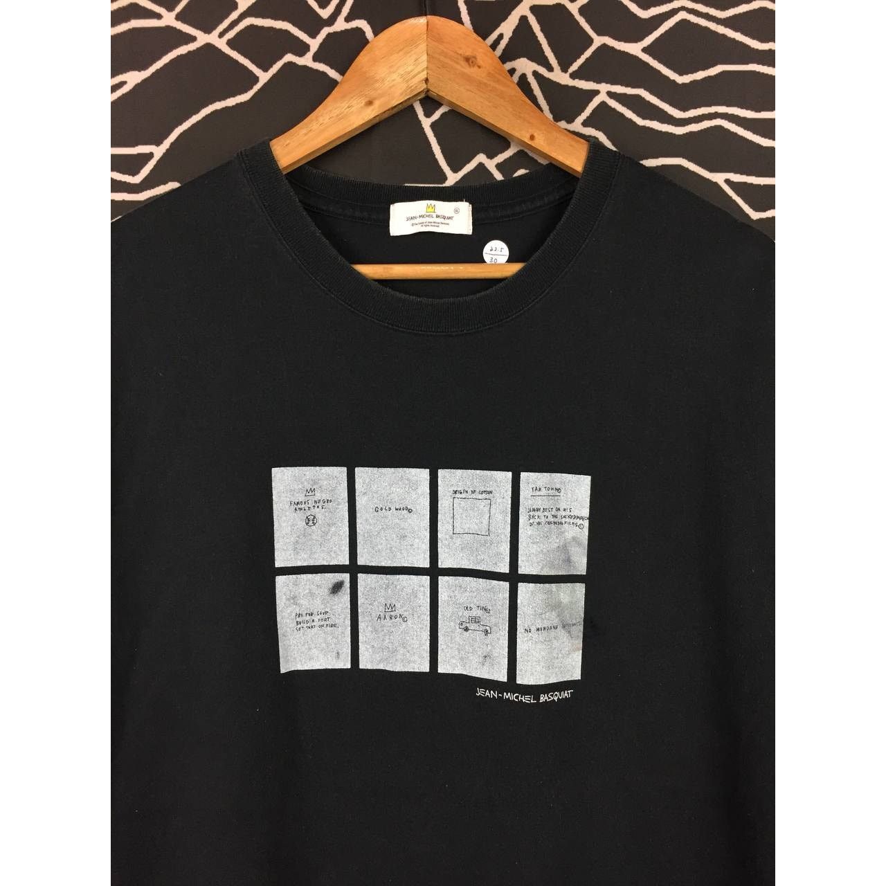 Jean-Michel Basquiat × Uniqlo × Vintage Vtg Jean Michel Basquiat Pop Art Uniqlo Tee Size L Size US L / EU 52-54 / 3 - 3 Thumbnail