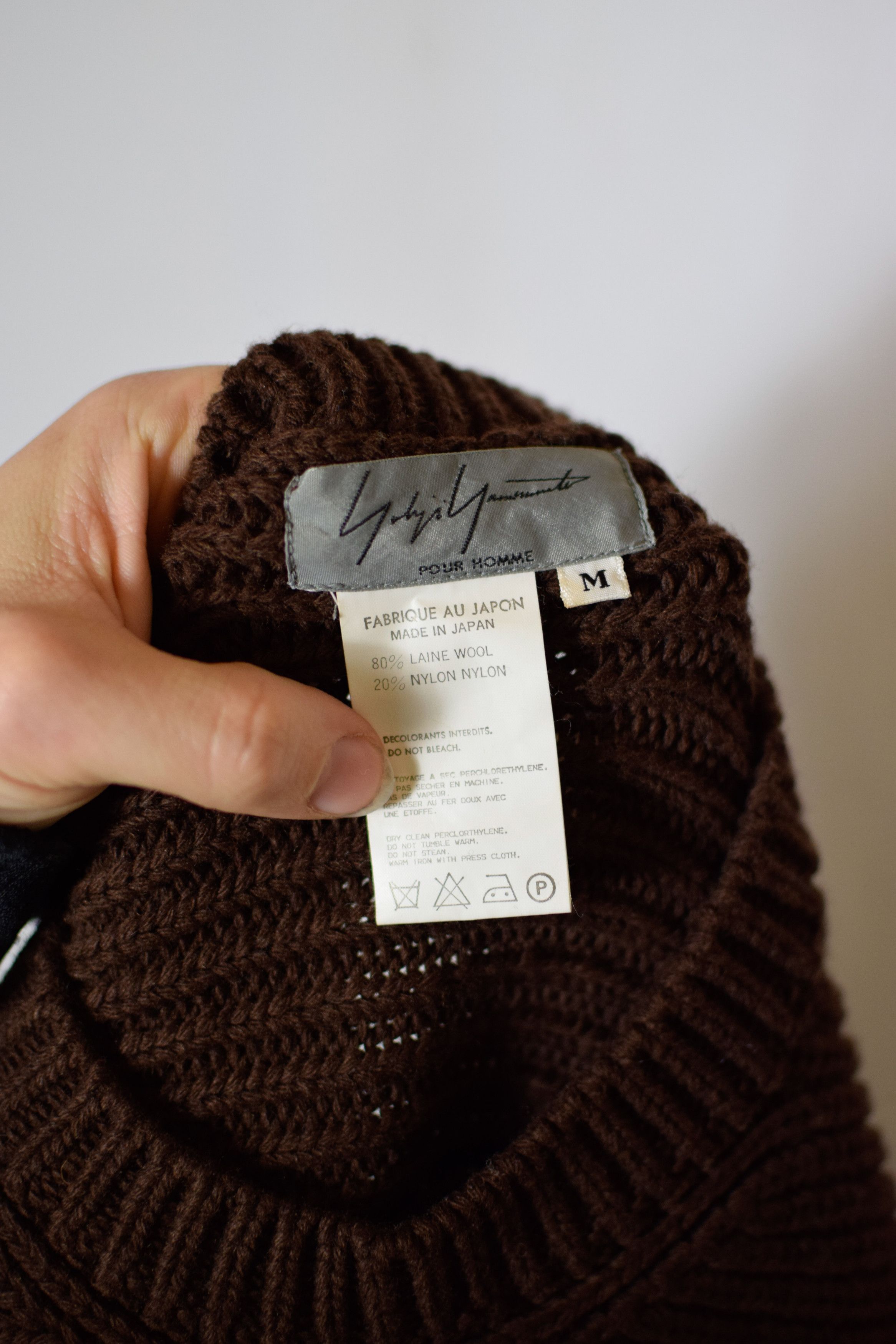 Yohji Yamamoto YYPH AW97 Brown Knit - HI-K12-197 Size US L / EU 52-54 / 3 - 9 Thumbnail