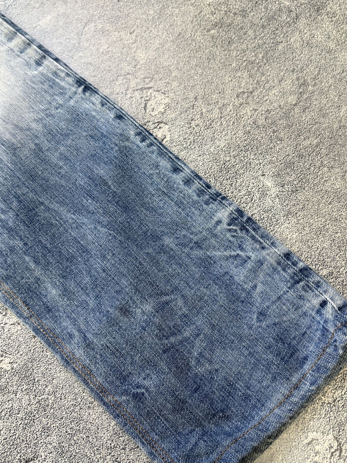 Diesel DIESEL Krooley Slim Carrot Distressed Blue Jeans W36 L34 Size US 36 / EU 52 - 17 Thumbnail