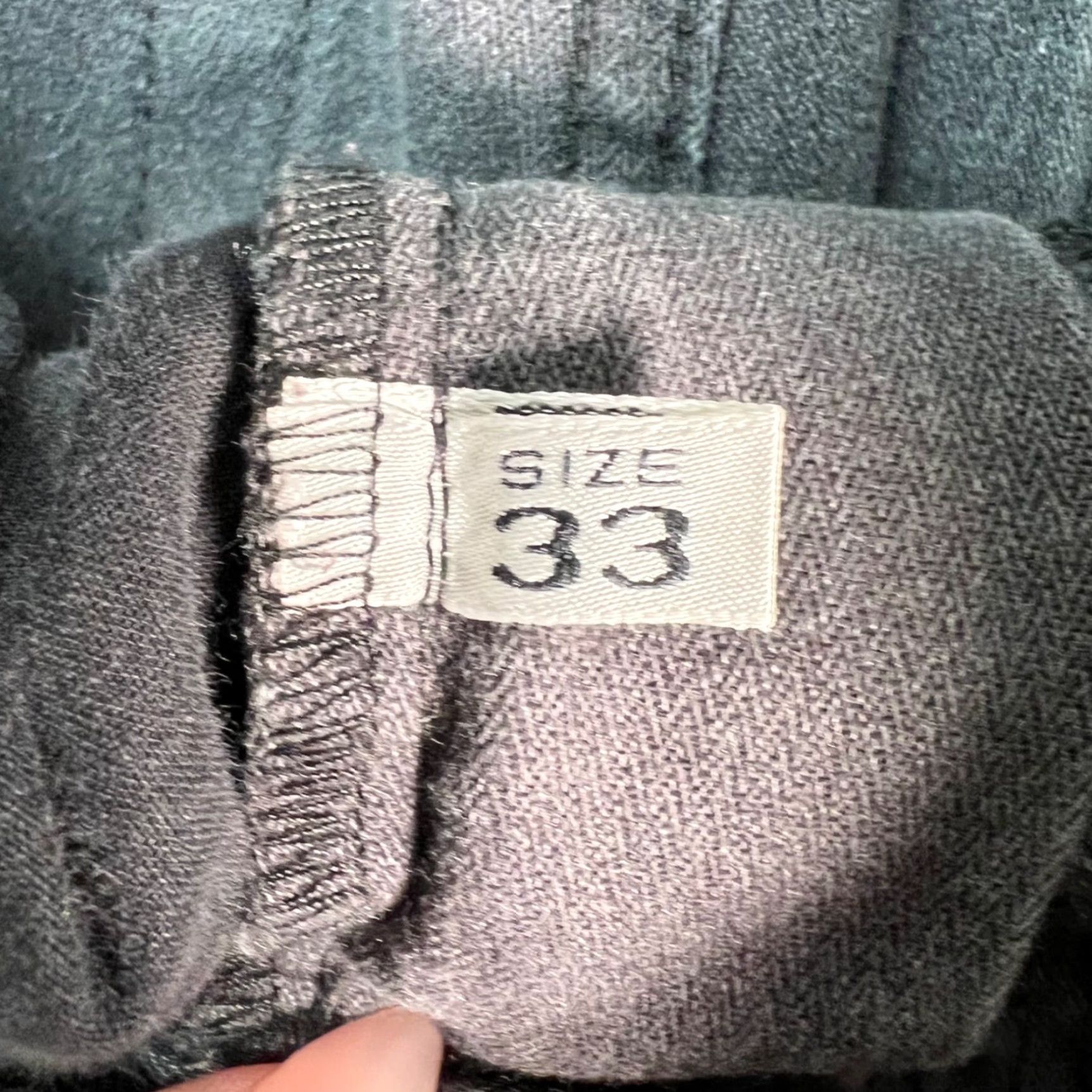 Vintage AJ Armani Jeans Mens 33 Slim Fit Gray Denim Jeans Made In Italy 5-Pocket Design Size US 33 - 5 Thumbnail