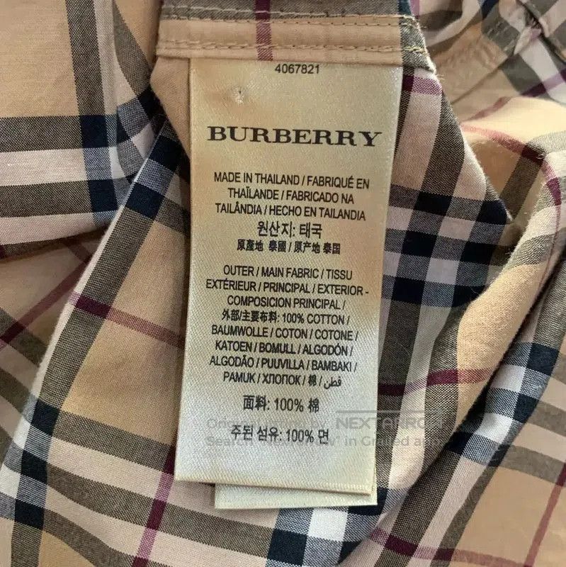 Burberry Burberry Multicolored Cotton Long Sleeve Shirt. Size M / US 6-8 / IT 42-44 - 6 Thumbnail