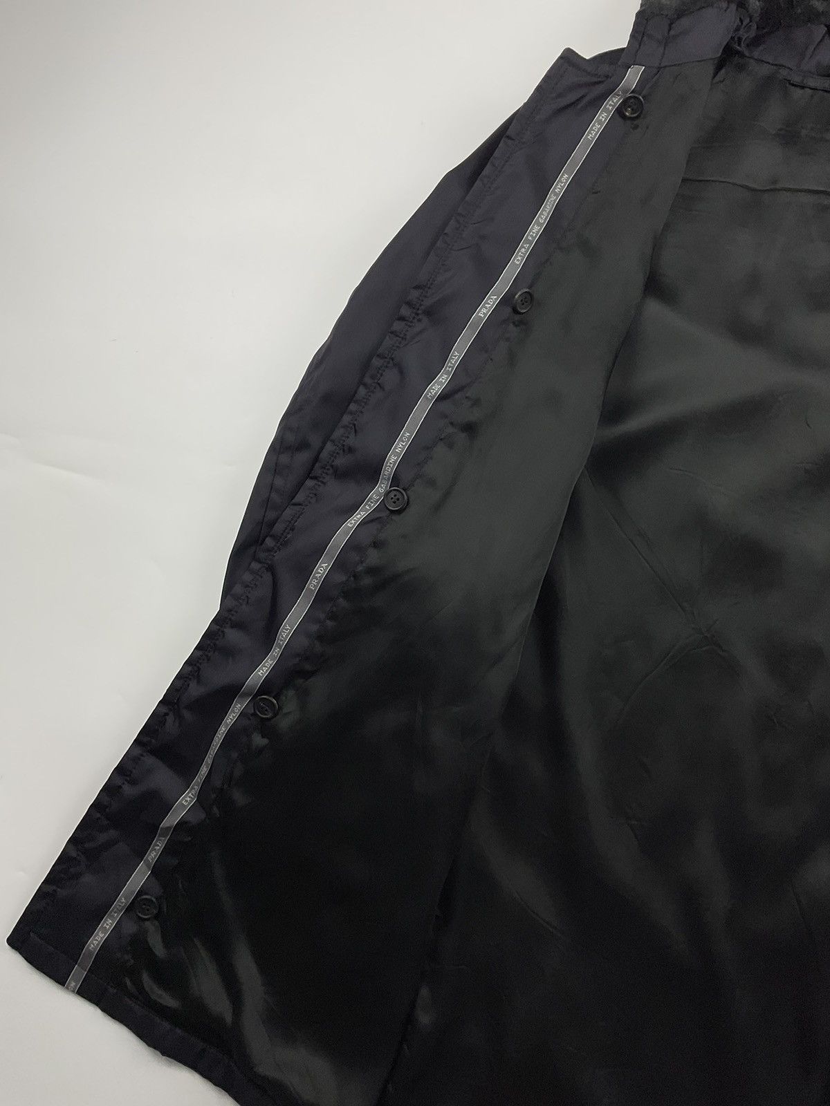 Prada Prada BLack Tab Fur Hood Utility Jacket Size US M / EU 48-50 / 2 - 16 Thumbnail