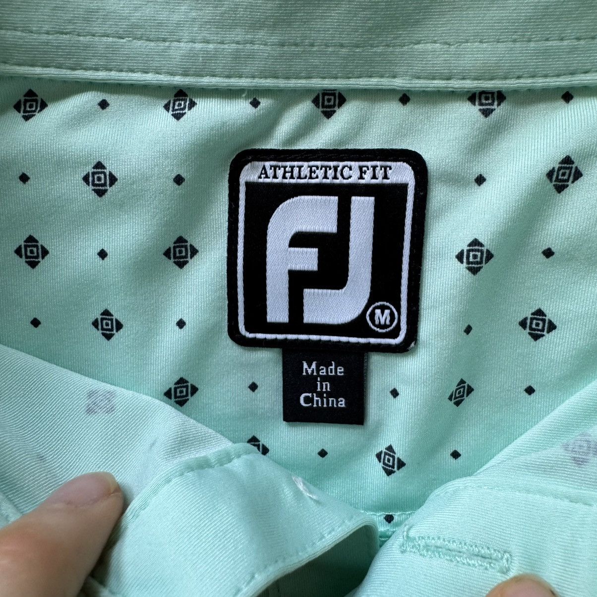 Footjoy FootJoy Athletic Fit Deco Print Self Collar Polo Shirt Size US M / EU 48-50 / 2 - 4 Thumbnail