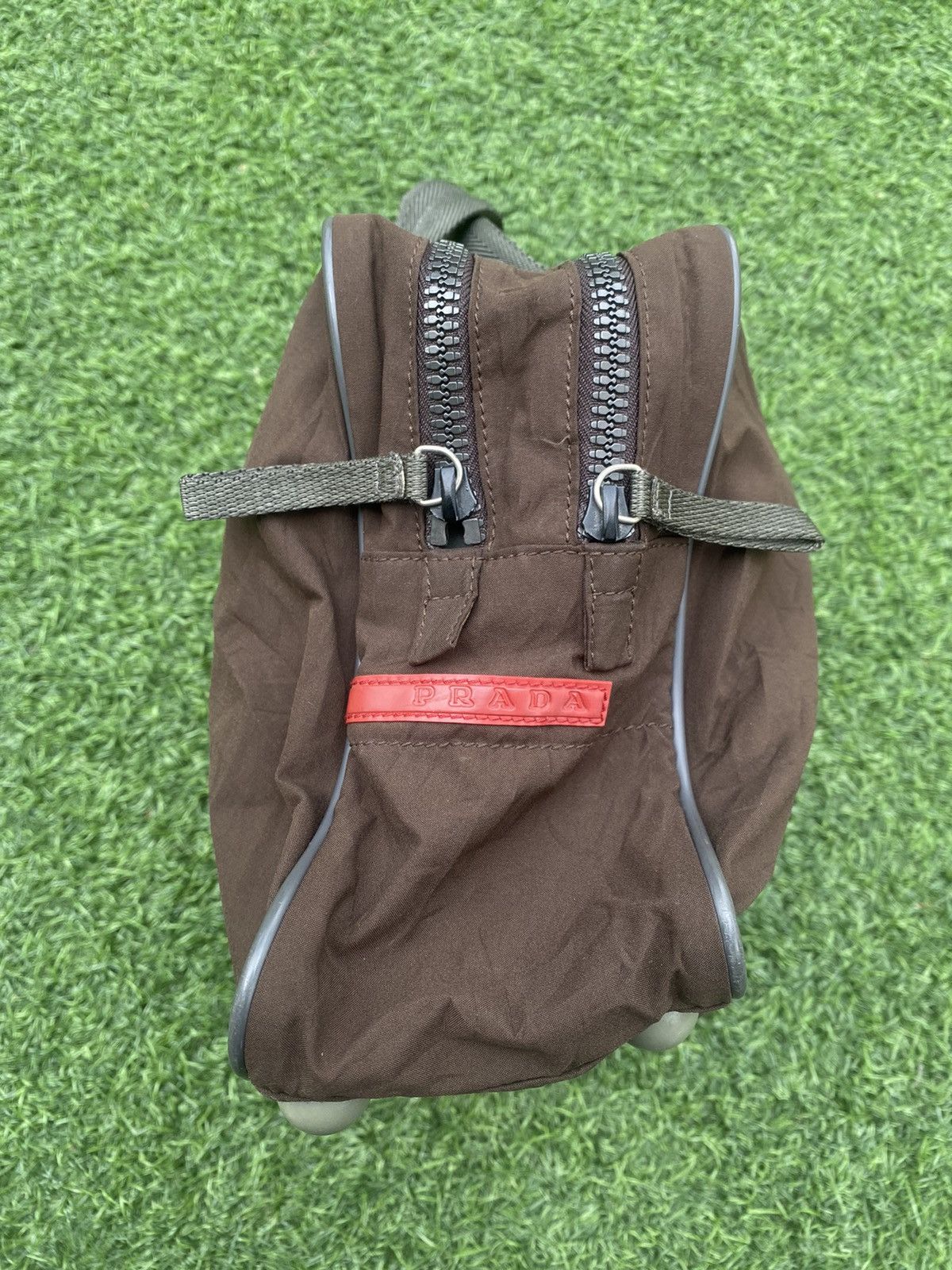 Prada PRADA SPORT NYLON HAND BAG BROWN COLOR 🍫 Size ONE SIZE - 3 Thumbnail
