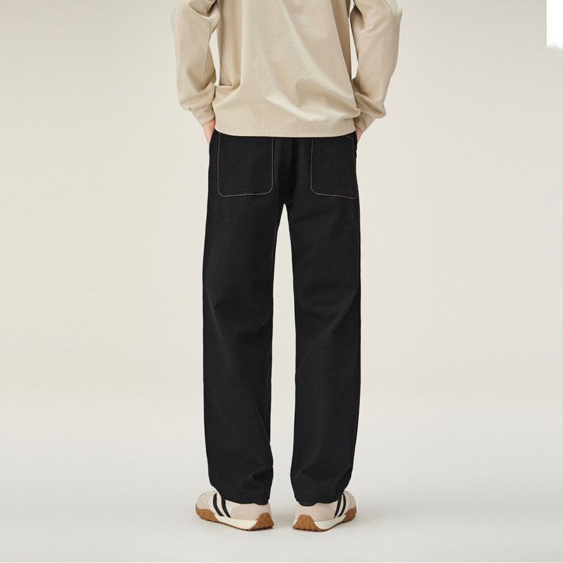 Japanese Brand American retro loose casual versatile curved trousers Size US 32 / EU 48 - 5 Thumbnail