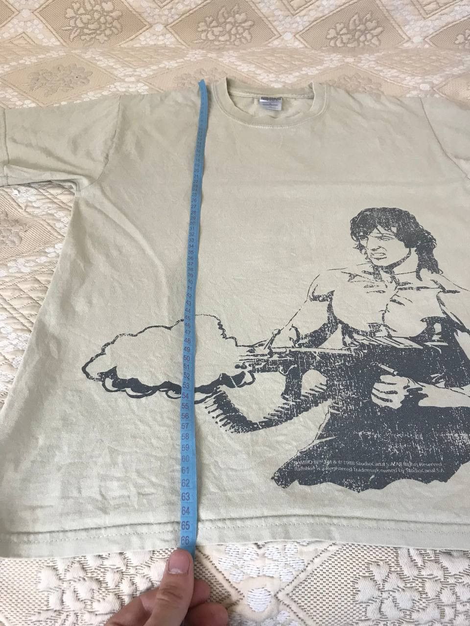 Rap Tees × Vintage 🔥 1988 Sylvester Stalone Rambo III Movie T Shirt Promo 3 Size US M / EU 48-50 / 2 - 11 Thumbnail