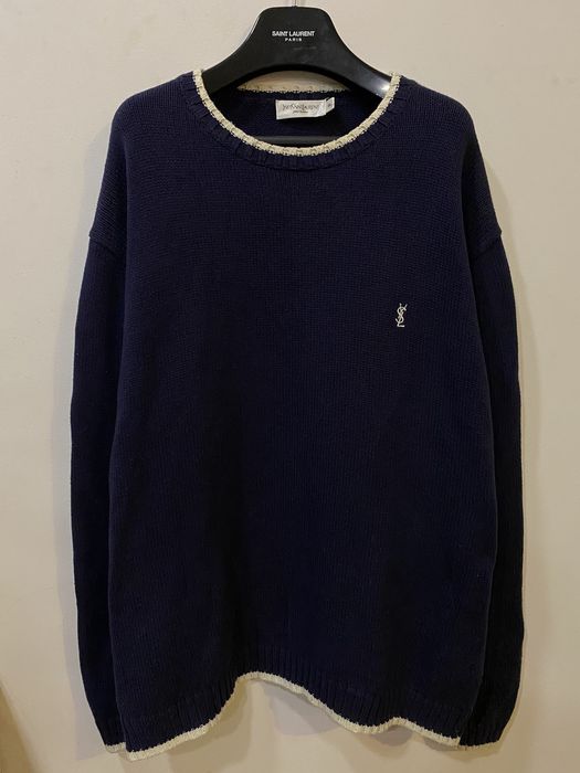 Vintage YSL Sweater Knit Heavy Thick Grailed