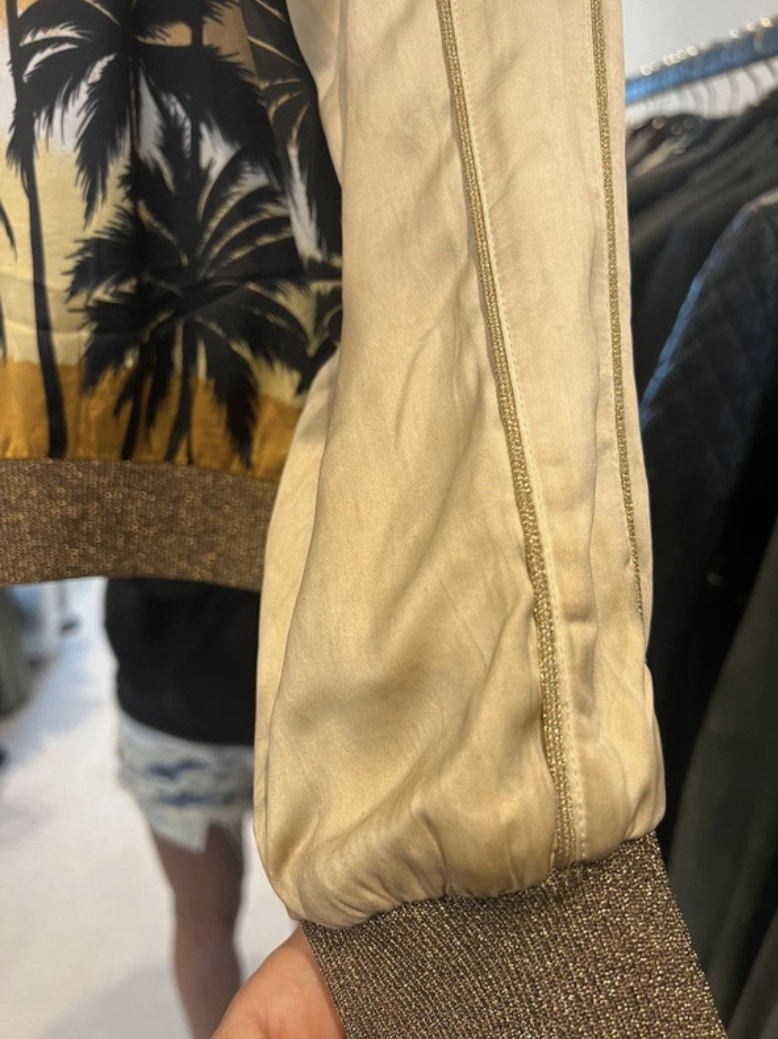 Saint Laurent Paris Saint Laurent palms silk bomber jacket Size S / US 4 / IT 40 - 8 Thumbnail