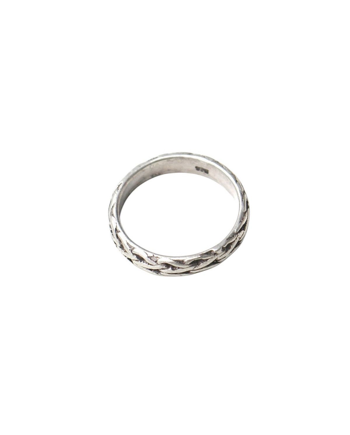 Vintage 2000S JAPANESE MADE 925 BRAIDED SILVER RING Size ONE SIZE - 3 Thumbnail
