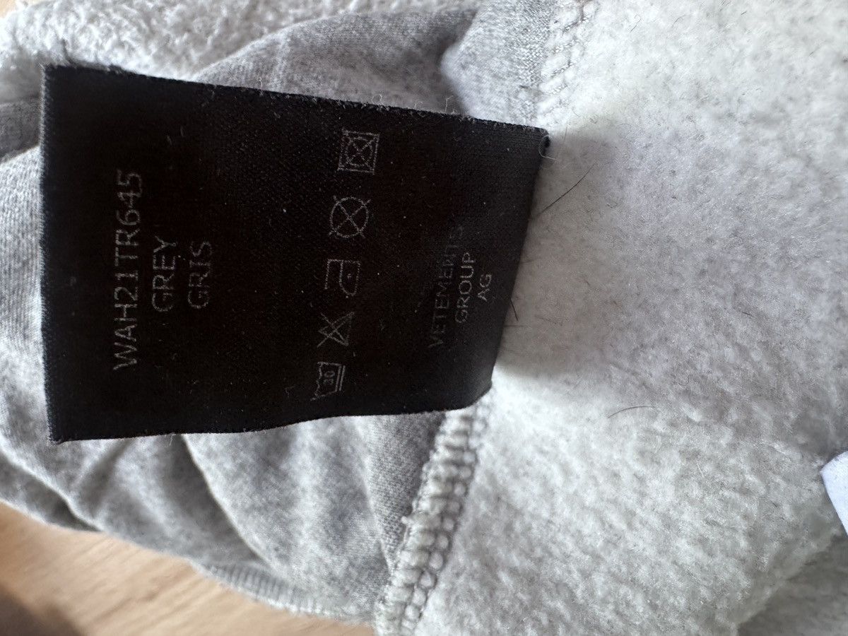 Vetements Grey Sweatpants Size 28" / US 6 / IT 42 - 7 Thumbnail
