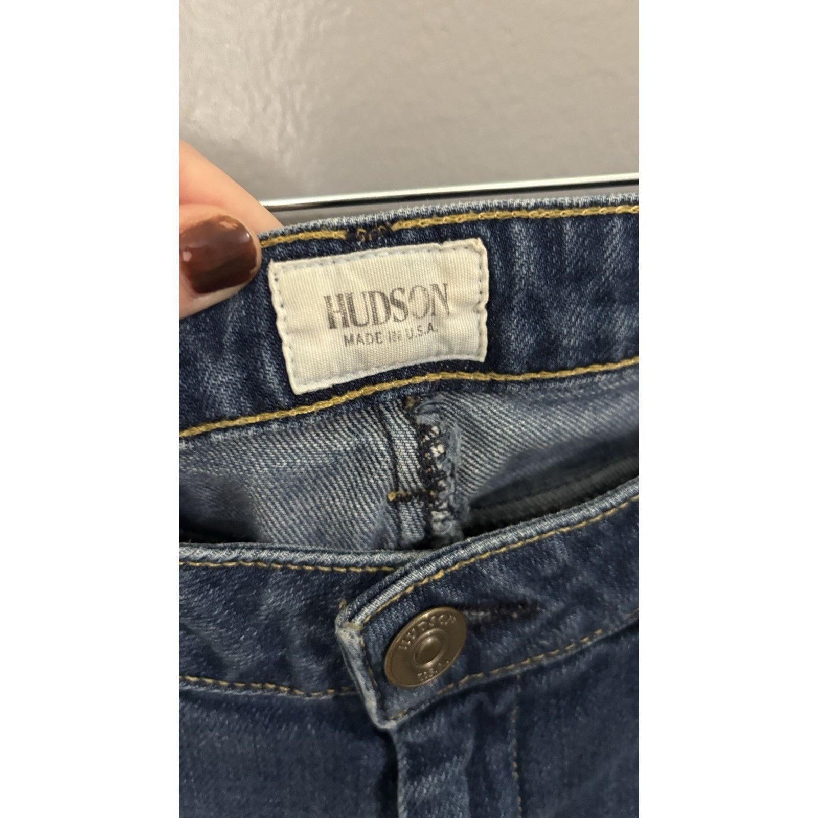 Hudson Hudson Blue Jean Cropped 26 Size 26" / US 2 / IT 38 - 2 Thumbnail