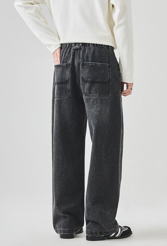 Vintage Men's Loose-Fit Straight-Leg Washed Jeans Size US 32 / EU 48 - 4 Thumbnail