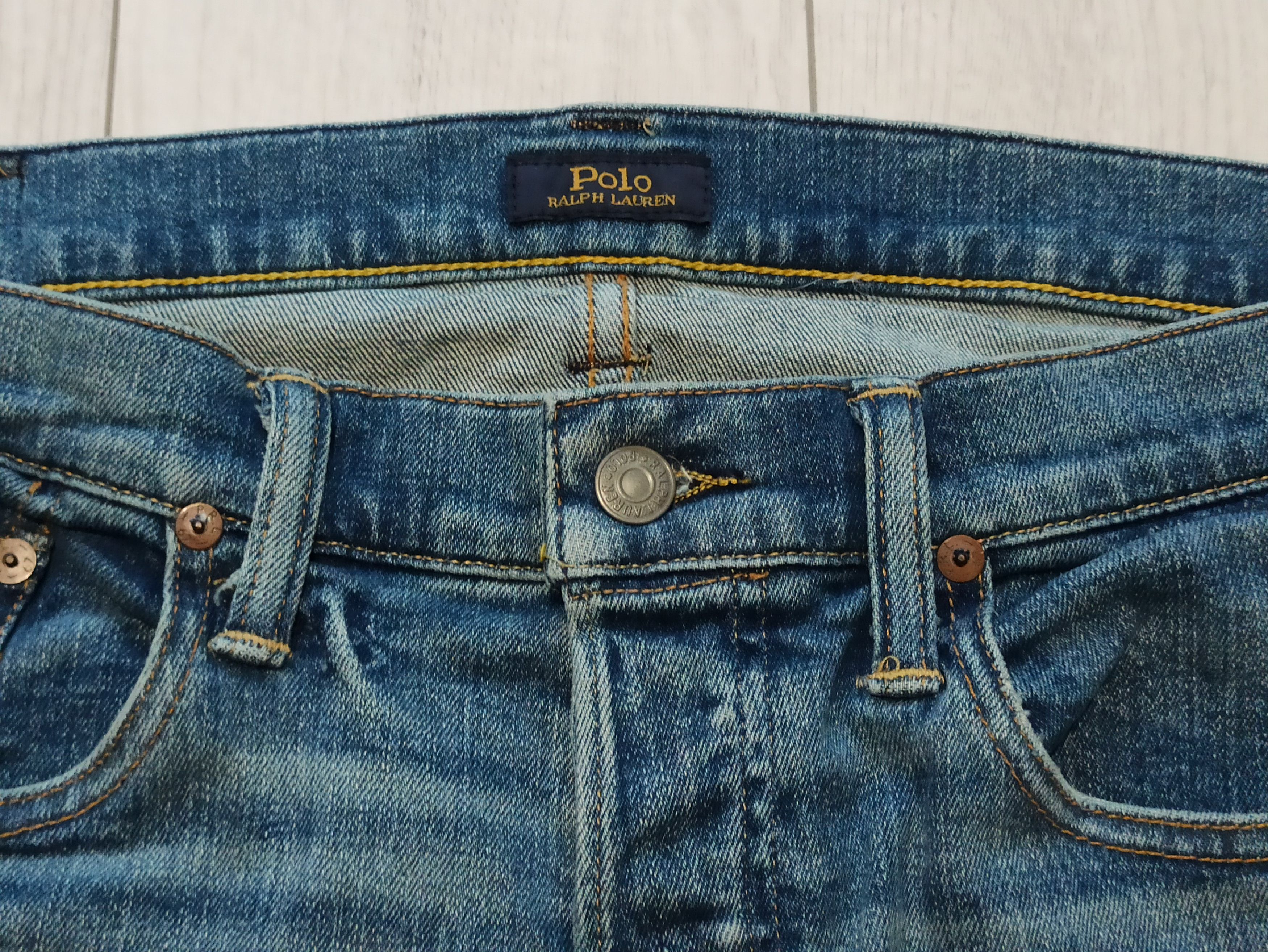 Polo Ralph Lauren Polo Ralph Lauren Distressed Denim Jeans Size US 34 / EU 50 - 2 Thumbnail