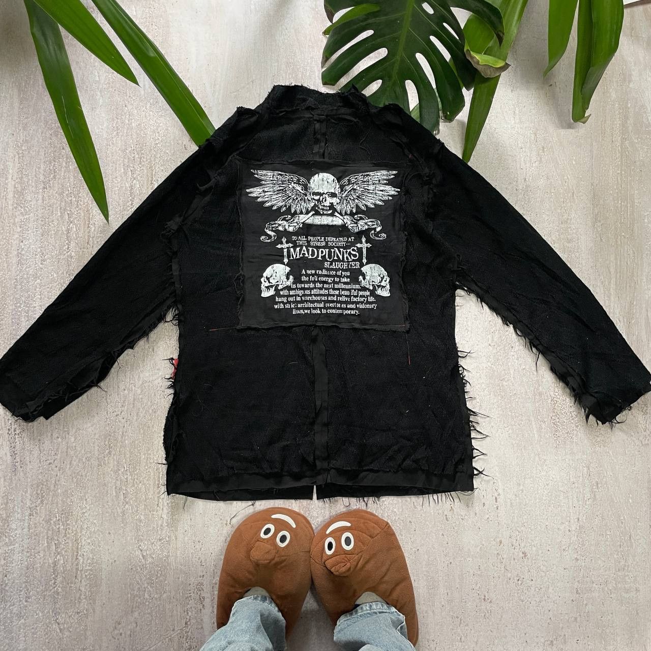 If Six Was Nine × Vintage VINTAGE Y2K MAD PUNKS VERY RARE ZIP SWEATER HYPE VAMP Size US L / EU 52-54 / 3 - 2 Thumbnail