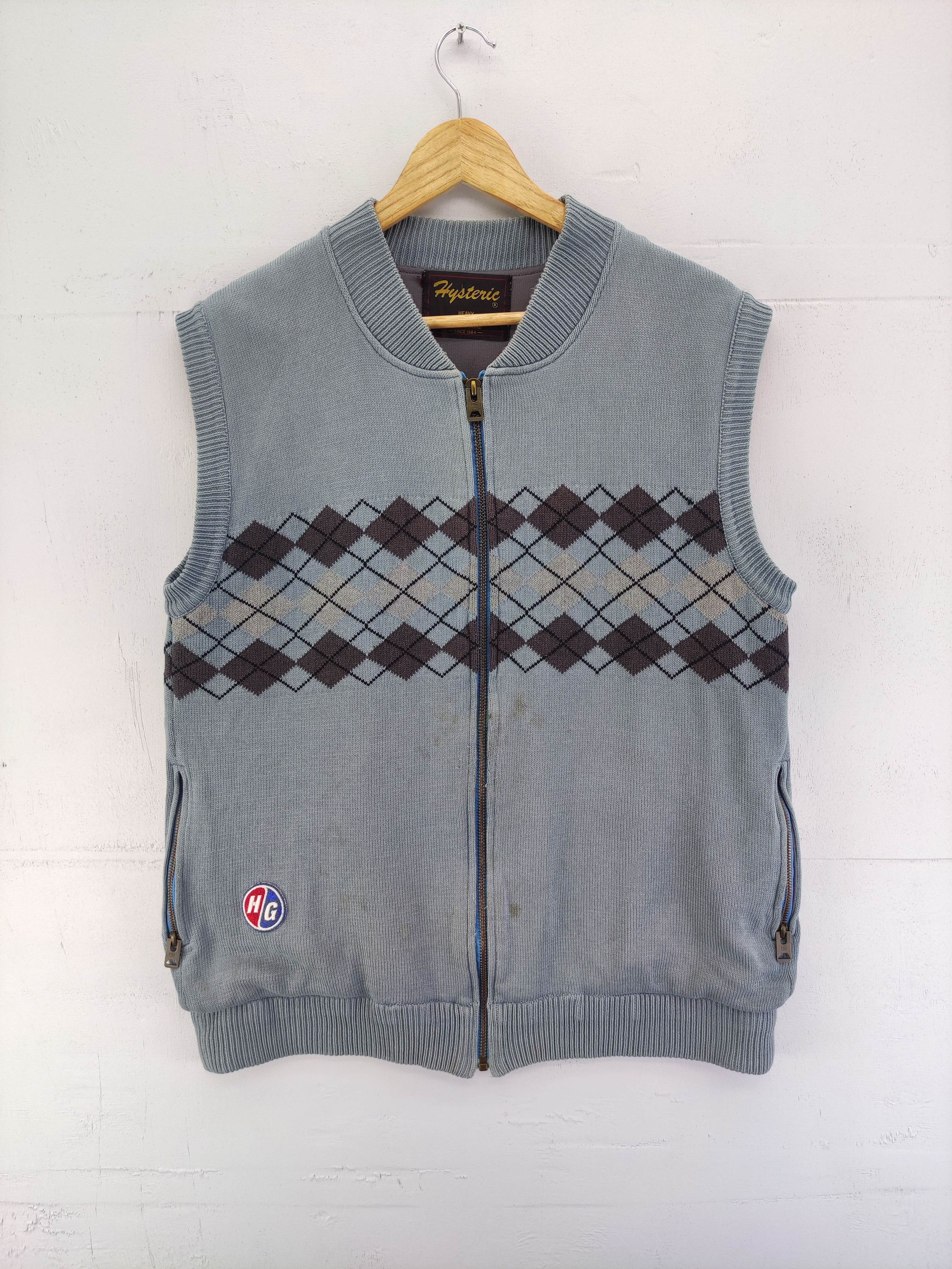 Hysteric Glamour Vintage Hysteric Glamour Knit Vest Zipper Size US M / EU 48-50 / 2 - 1 Thumbnail