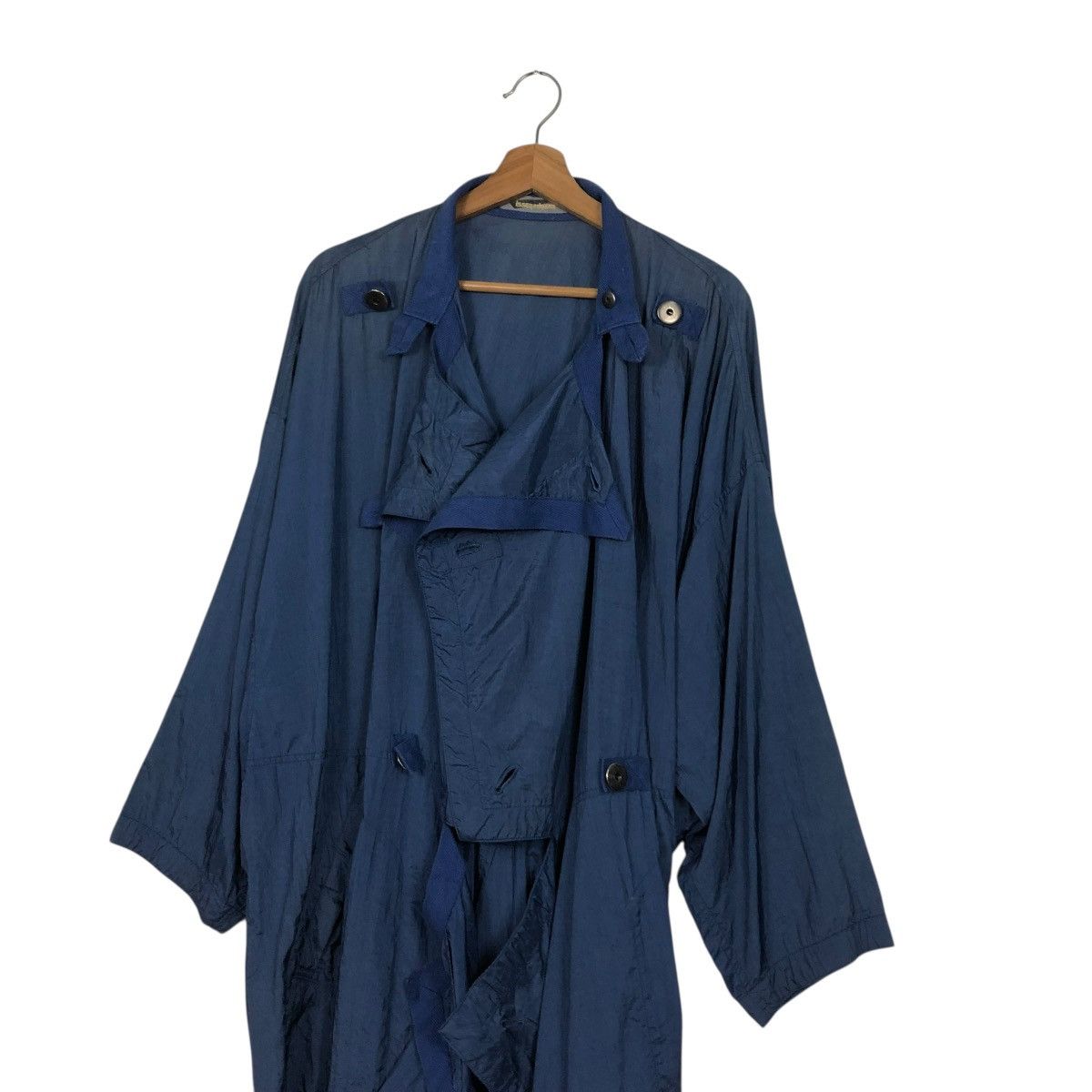 Issey Miyake 🔥VINTAGE 80’s NYLON LONG JACKET ISSEY MIYAKE BONDAGE DESIGN Size US M / EU 48-50 / 2 - 12 Thumbnail
