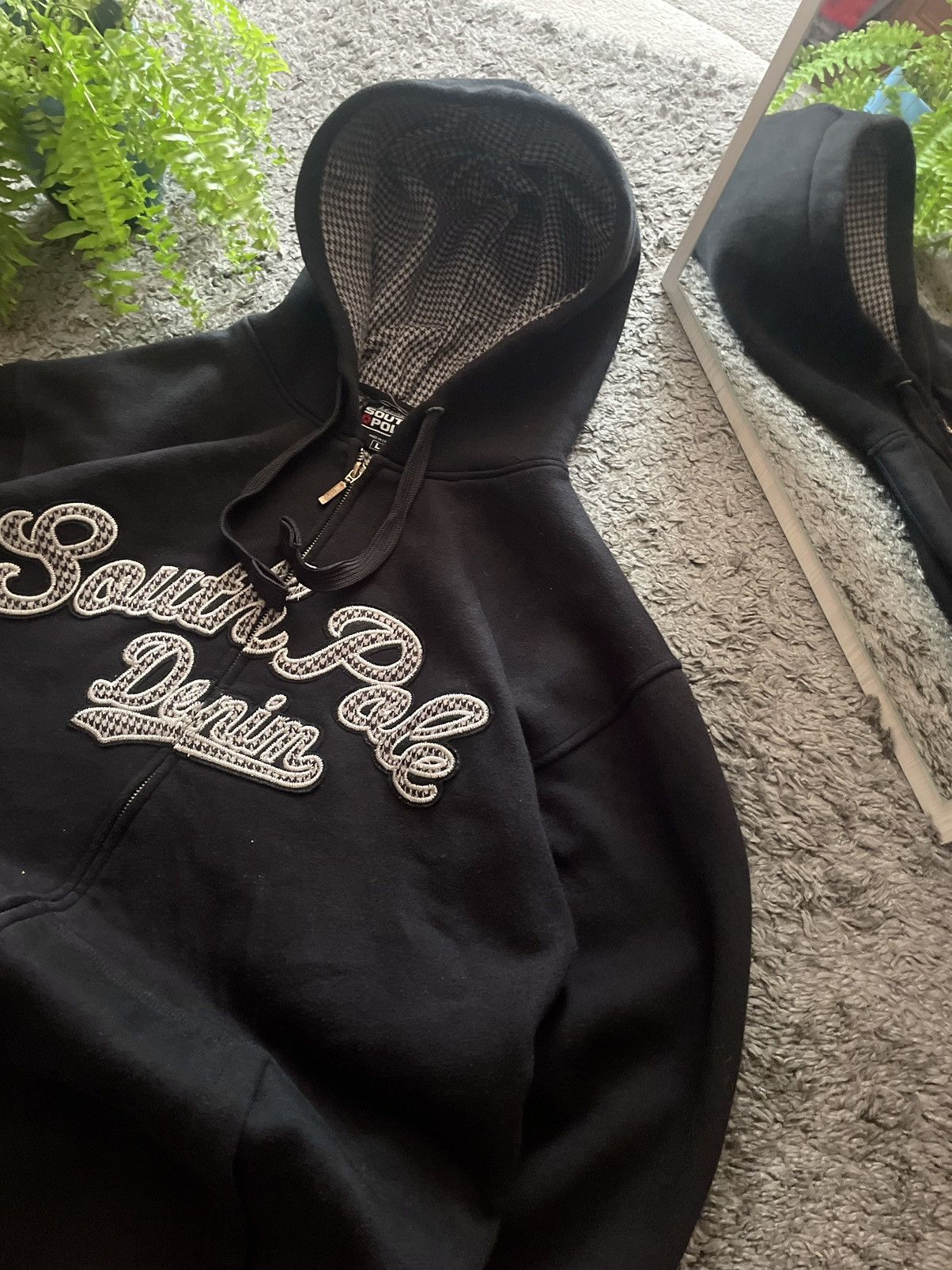 Southpole × Vintage 90s South Pole Zip-Hoodie Vintage Streetwear Sk8 Hip-Hop Y2k Size US L / EU 52-54 / 3 - 4 Thumbnail