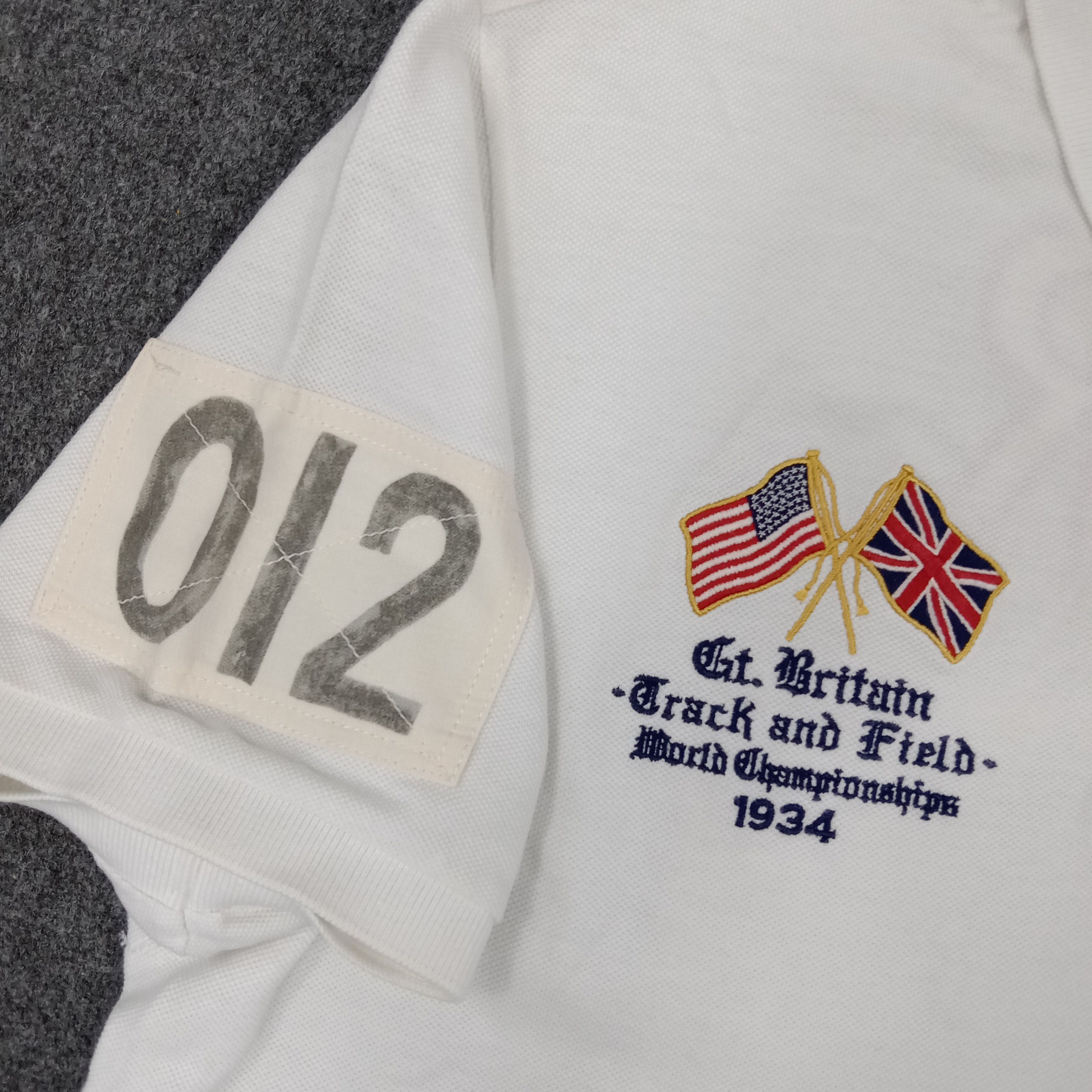 Polo Ralph Lauren × Vintage Polo by Ralph Lauren Britain Logo Polos Size US L / EU 52-54 / 3 - 5 Thumbnail