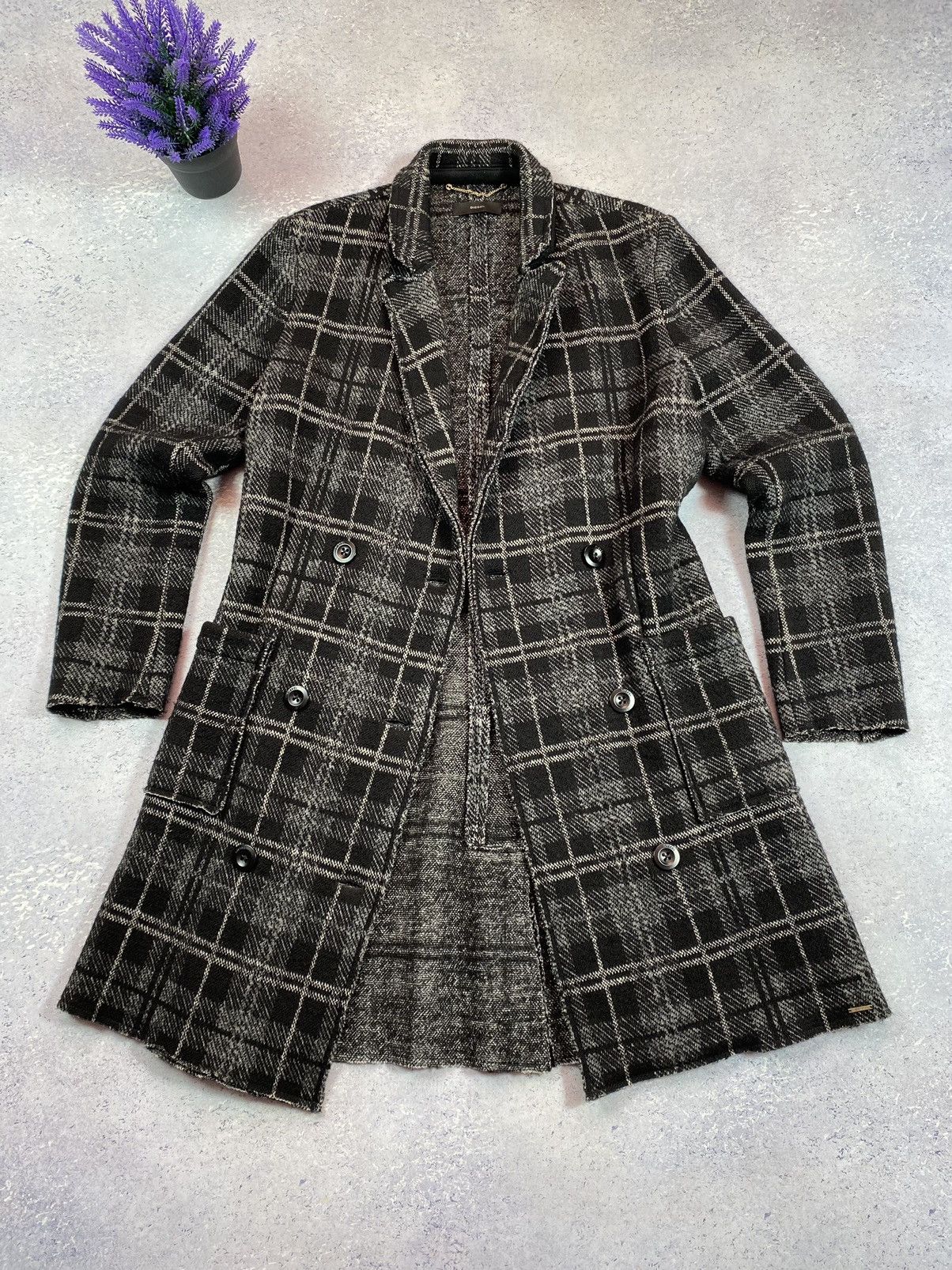 Designer × Diesel Diesel Double Breasted Wool Coats Size Medium Size M / US 6-8 / IT 42-44 - 3 Thumbnail