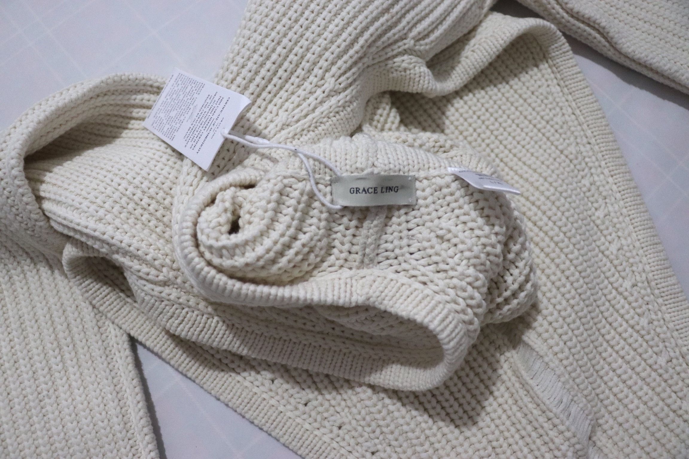 Other Grace Ling Open Back Sweater Size L / US 10 / IT 46 - 5 Thumbnail
