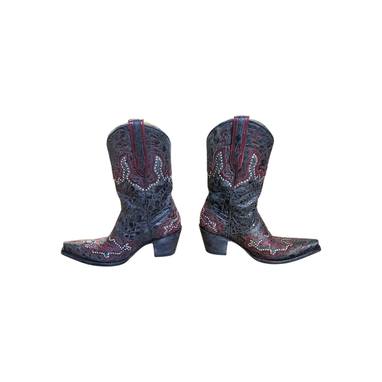 Old Gringo Old Gringo Crystal Embroidered Leather Western Boots Size US 7 / IT 37 - 2 Thumbnail