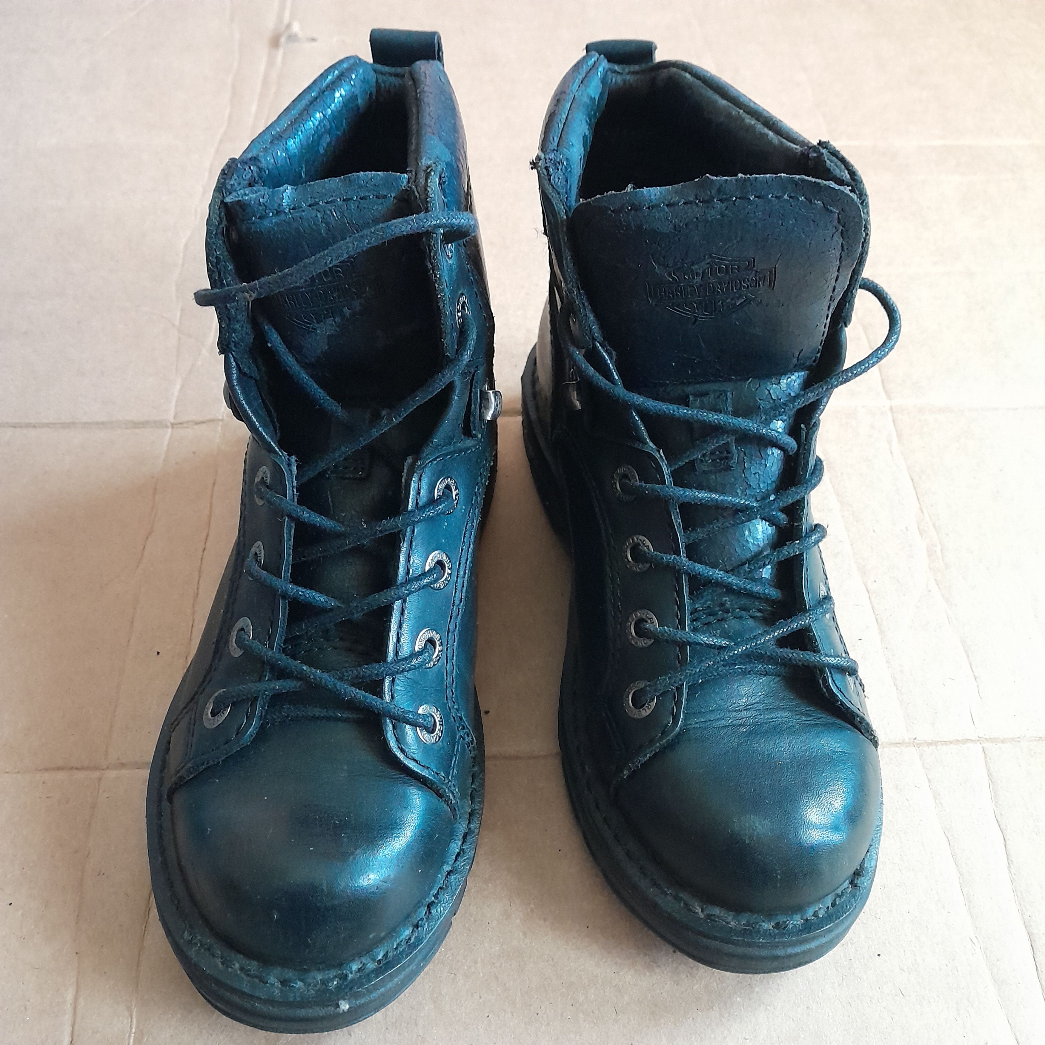 Harley Davidson Vintage Harley-Davidson Women’s Black Boots Size US 6 / IT 36 - 1 Thumbnail
