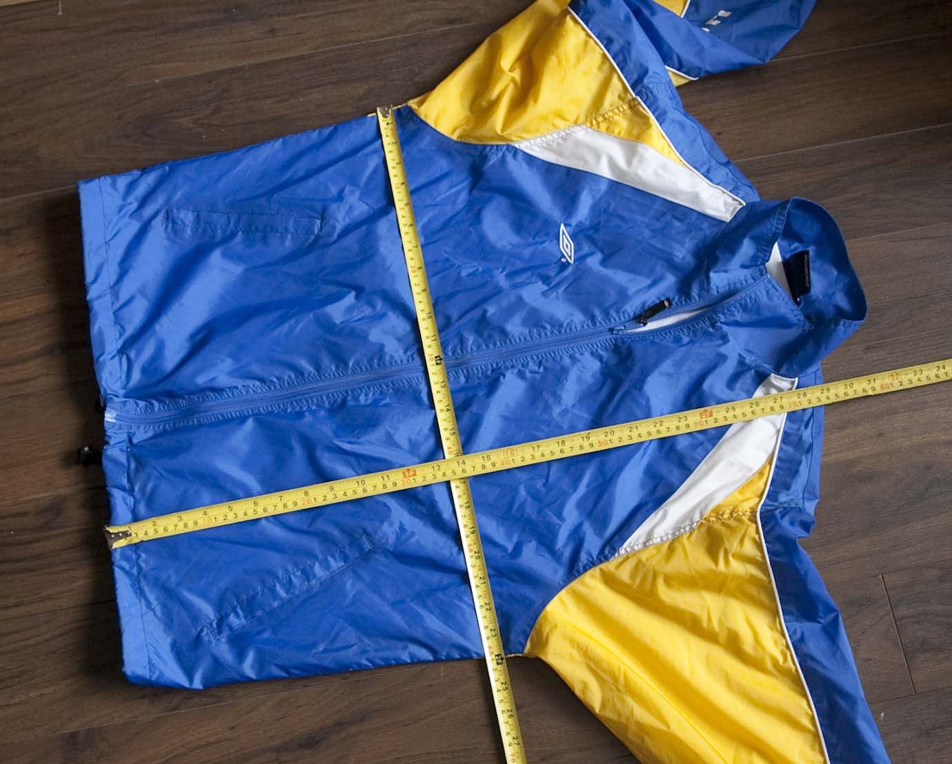 Umbro Umbro Track Jacket Full Zip Size M/L Blue/ Yellow Size US M / EU 48-50 / 2 - 6 Thumbnail