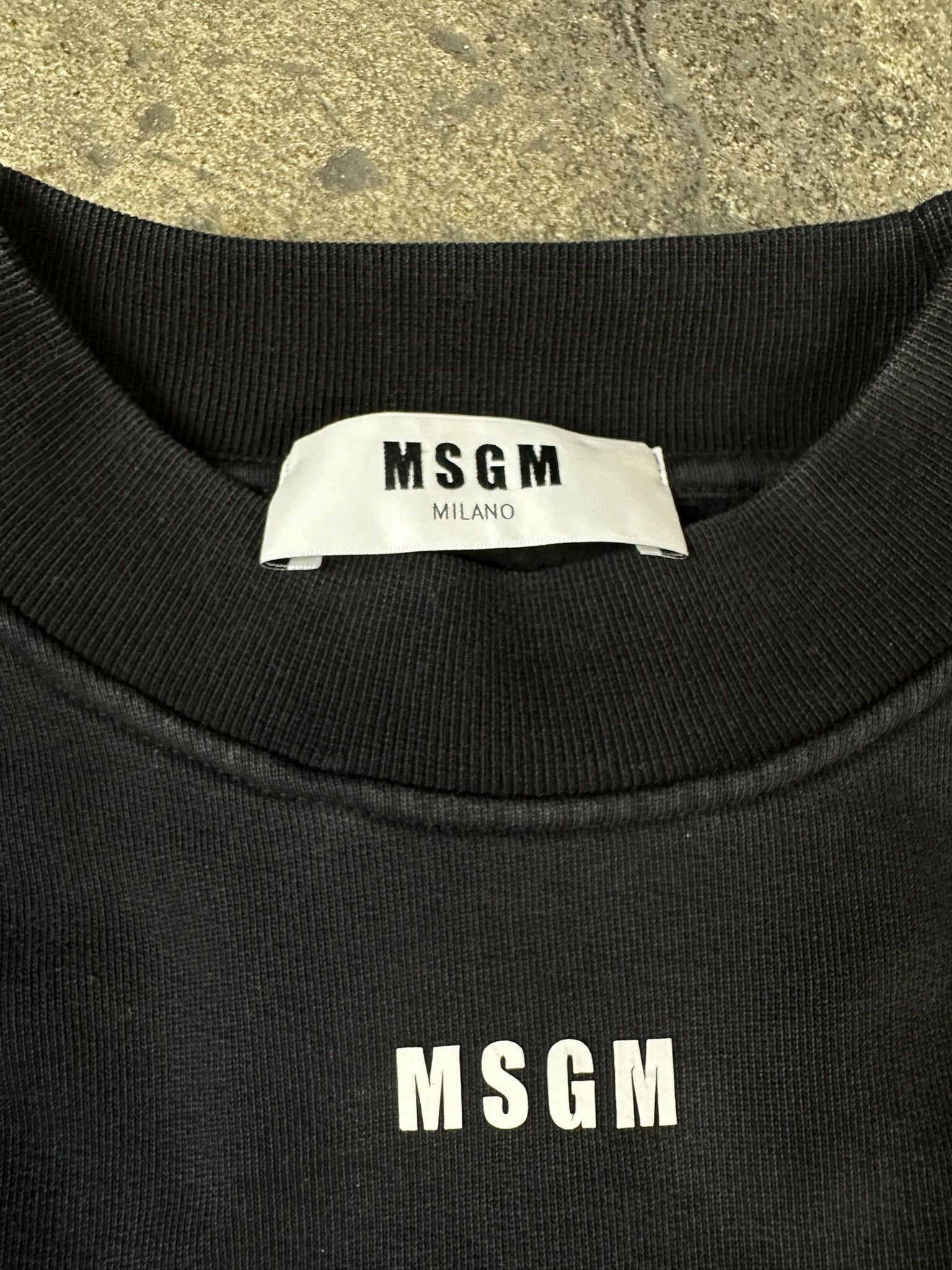 Designer × MSGM MSGM Milano Logo Spellout Long Sweatshirt Size M / US 6-8 / IT 42-44 - 6 Thumbnail