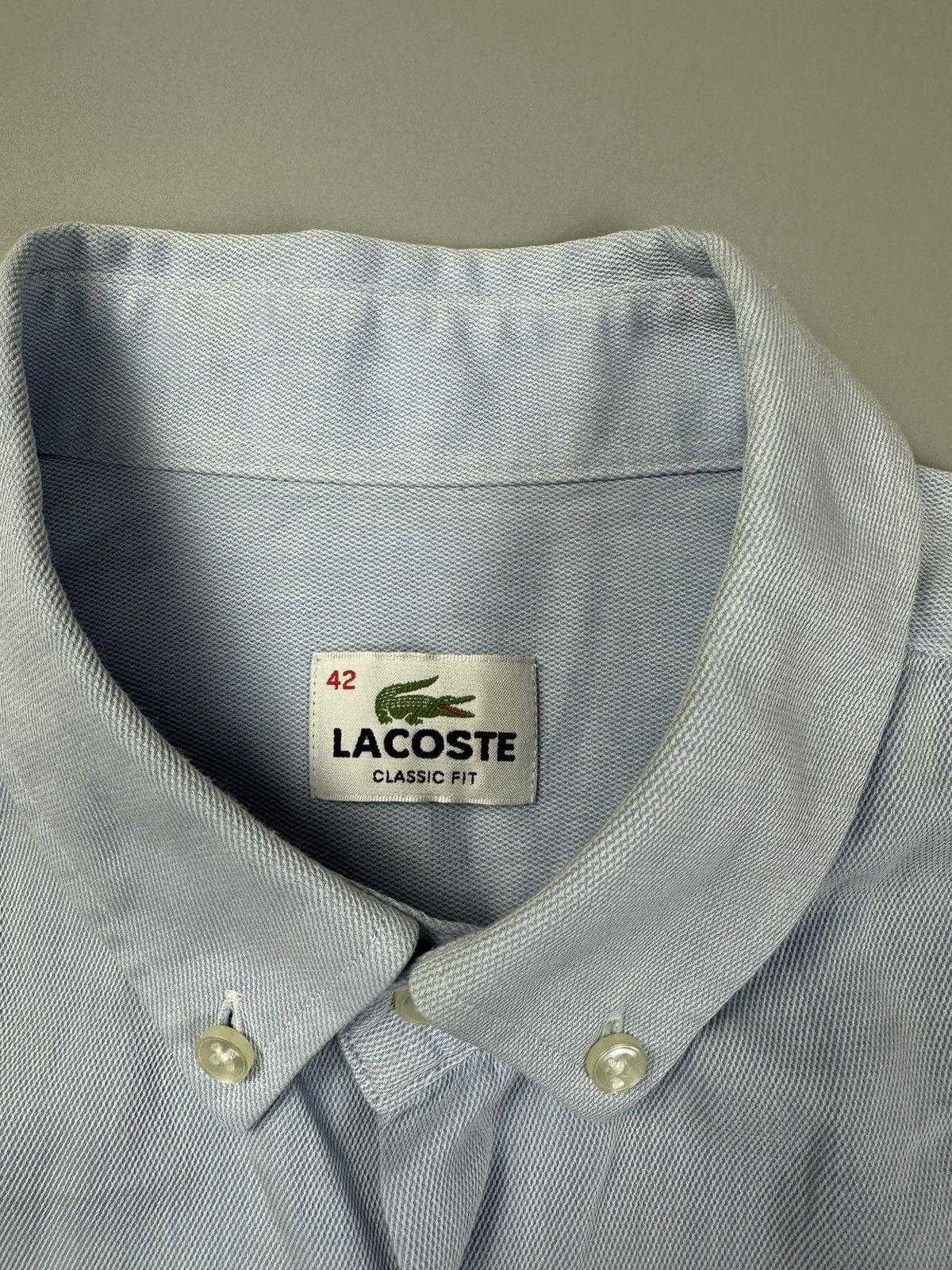 Lacoste Lacoste VTG light button shirt Polo Size US L / EU 52-54 / 3 - 4 Thumbnail