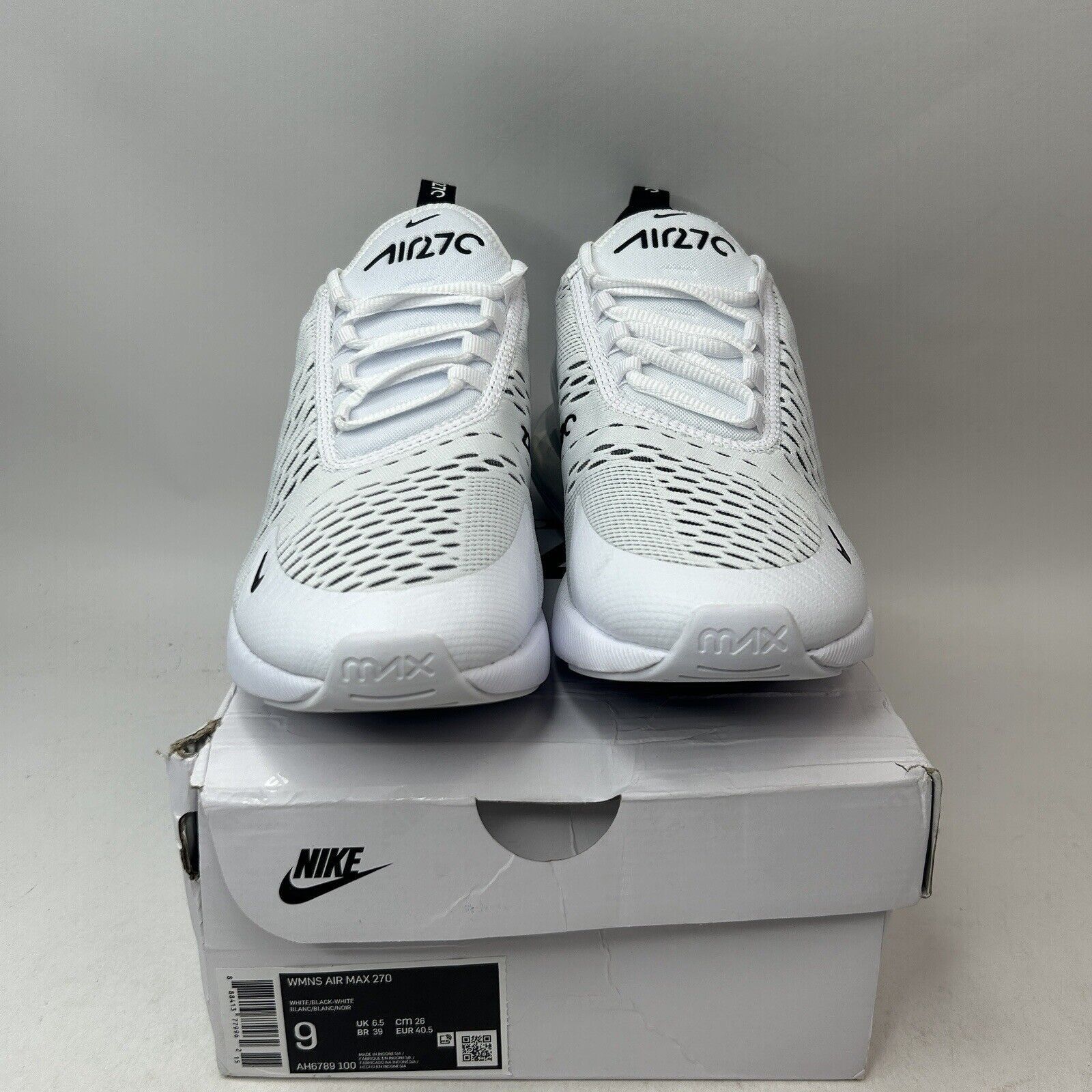 Nike Nike Air Max 270 WMNS “White Black” 2024 Size US 9 / IT 39 - 2 Thumbnail