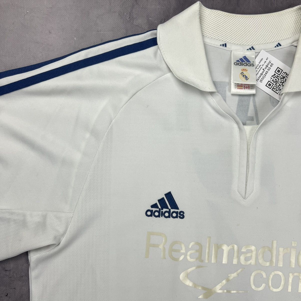 Adidas Rare! Raul 7 Real Madrid Adidas Soccer Jersey Shirt 00s Size US M / EU 48-50 / 2 - 13 Thumbnail