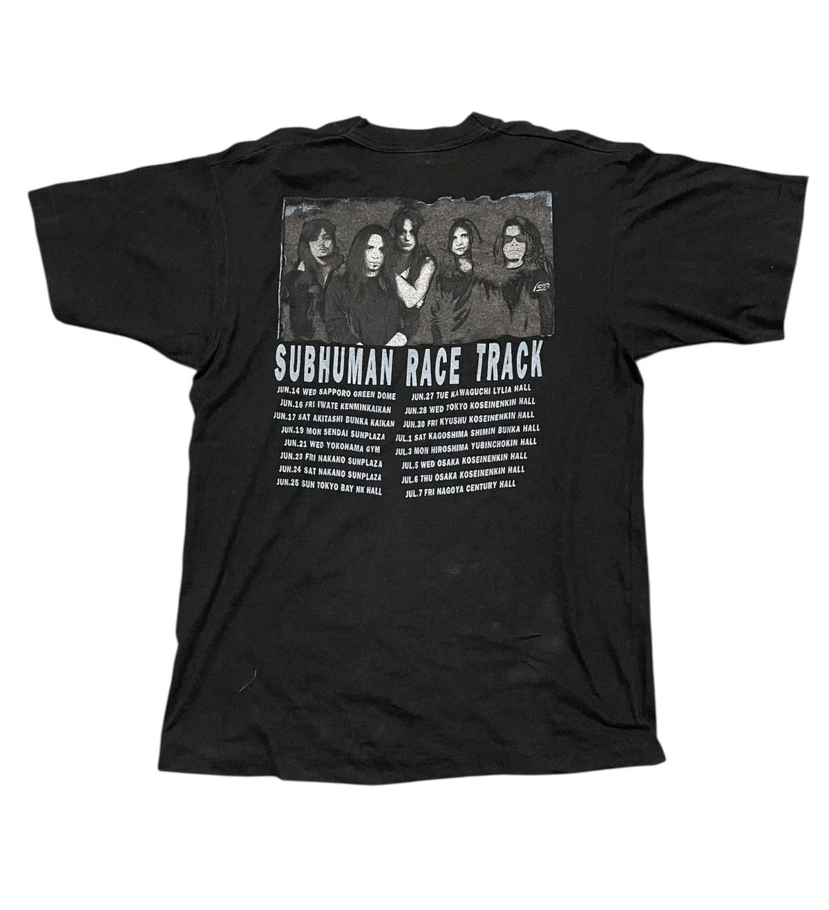 Band Tees Vintage Skid Row Subhuman Race Track 90s Size US M / EU 48-50 / 2 - 2 Thumbnail