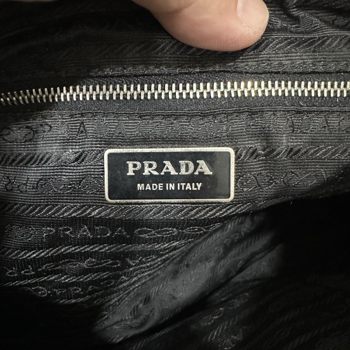 Prada ‼️LASTDROP‼️ AUTHENTIC PRADA TESSUTO BAGUETTE SHOULDER BAG Size ONE SIZE - 13 Thumbnail